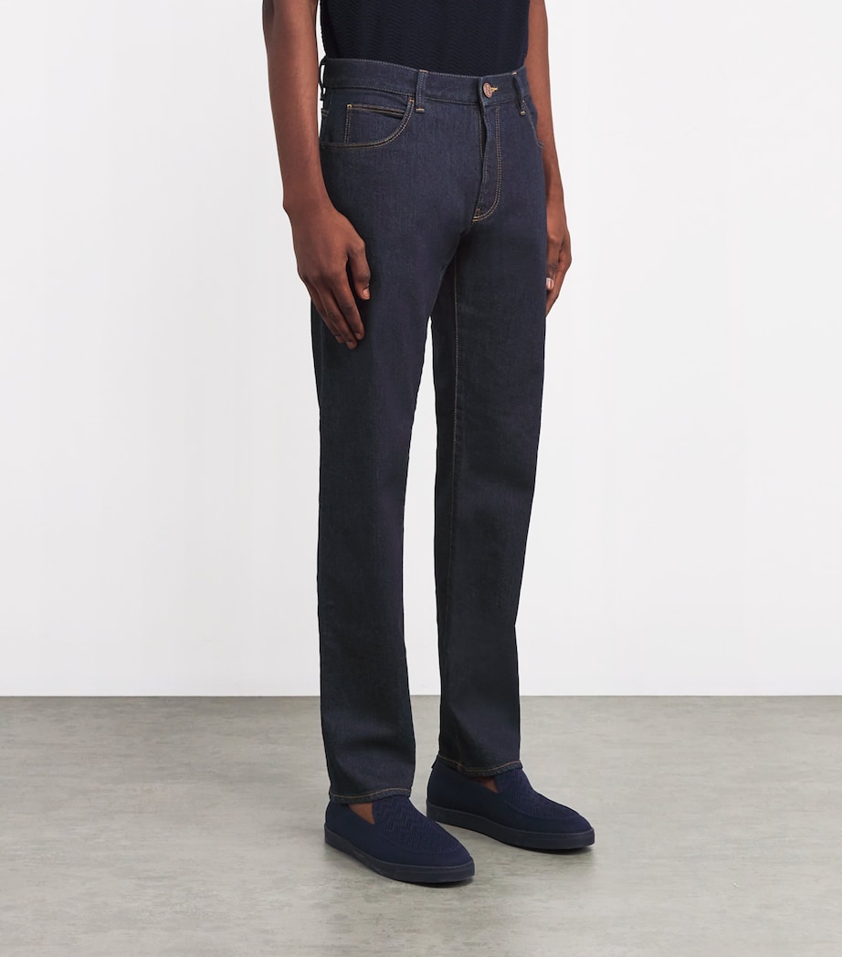 Stretch-Cotton Straight Jeans MB001 Image 3