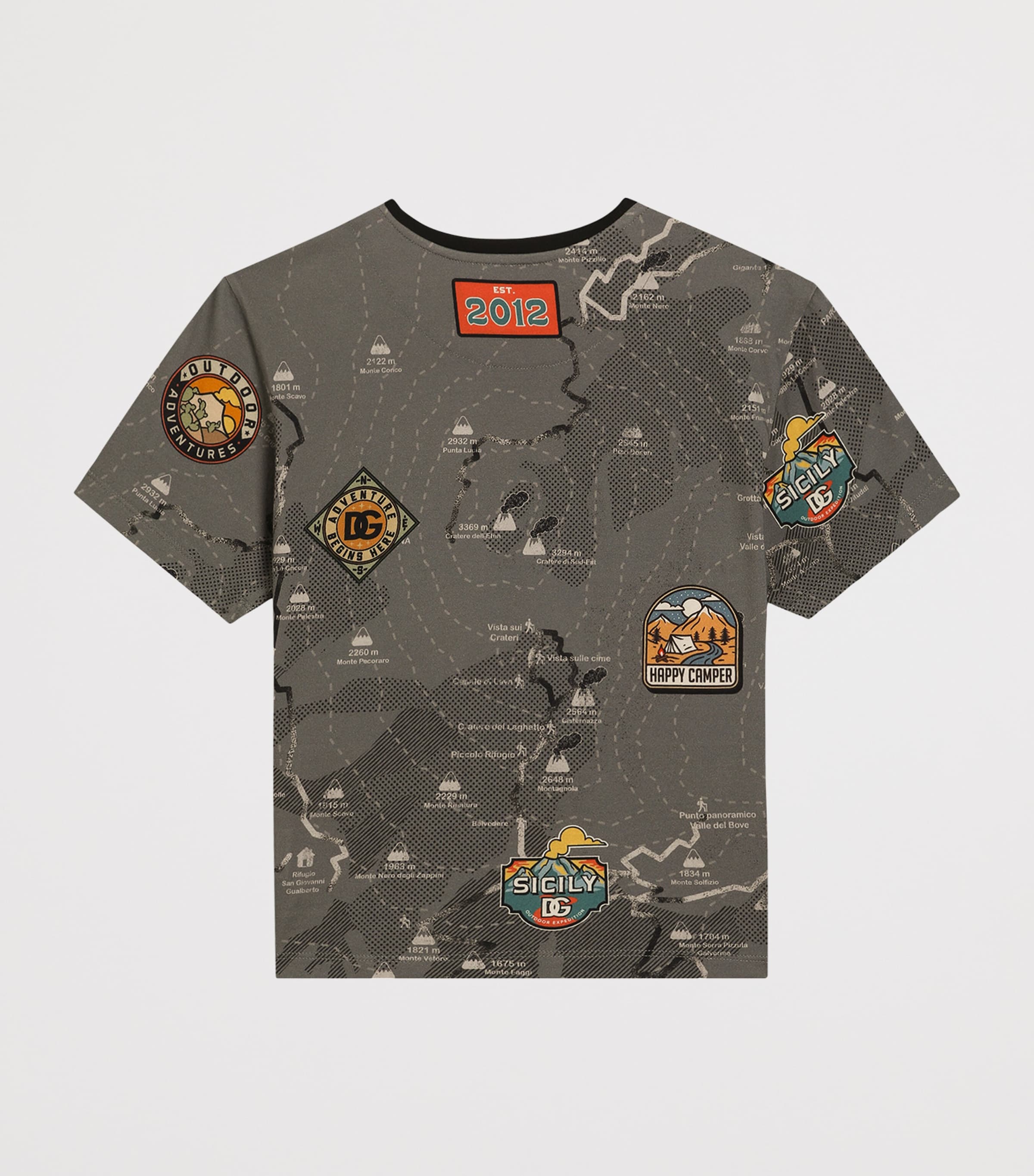Cotton Adventure Print T-Shirt (8-12 Years) HD5RJ-MAPPE/PCT Image 2