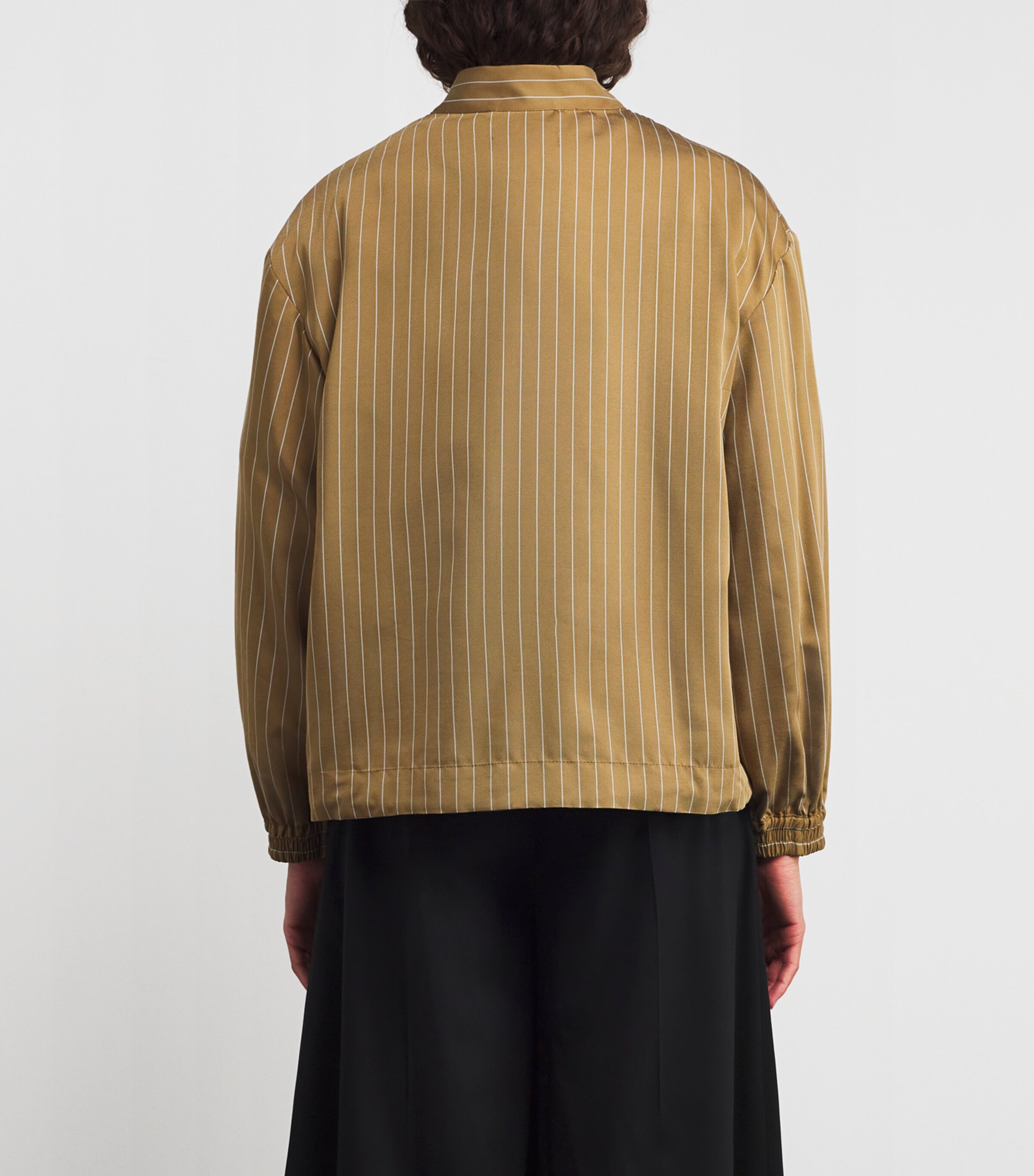 Stripe Bomber Jacket OCHRE Image 4