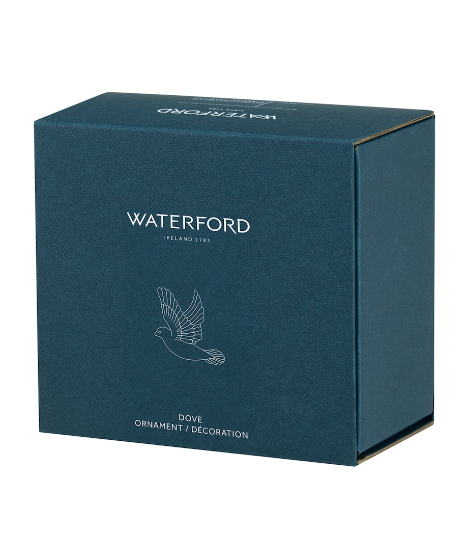 Crystal Dove of Peace Tree Decoration (9cm) CLEAR Image 4