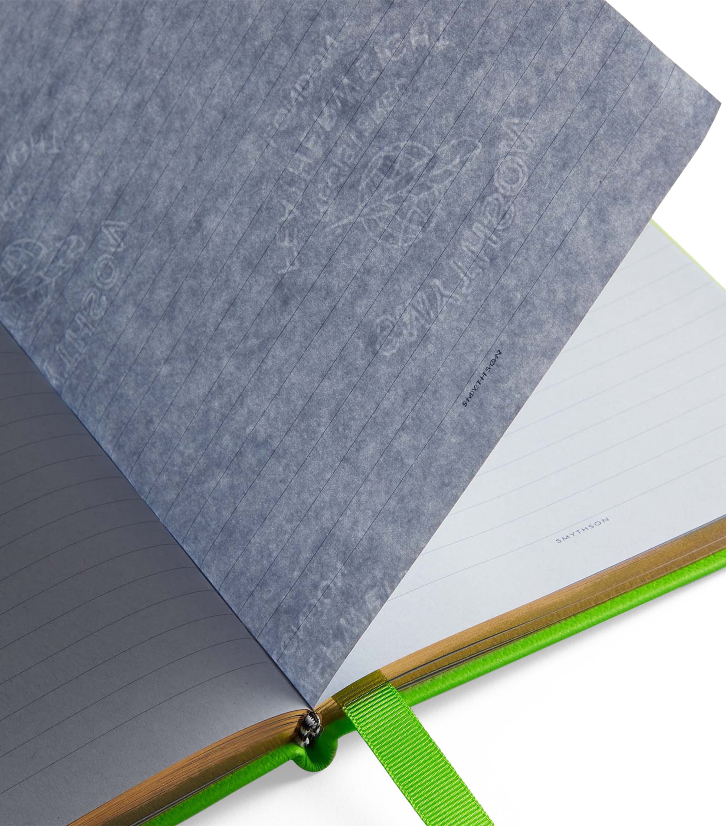 Leather Soho Notebook APPLE GREEN Image 3