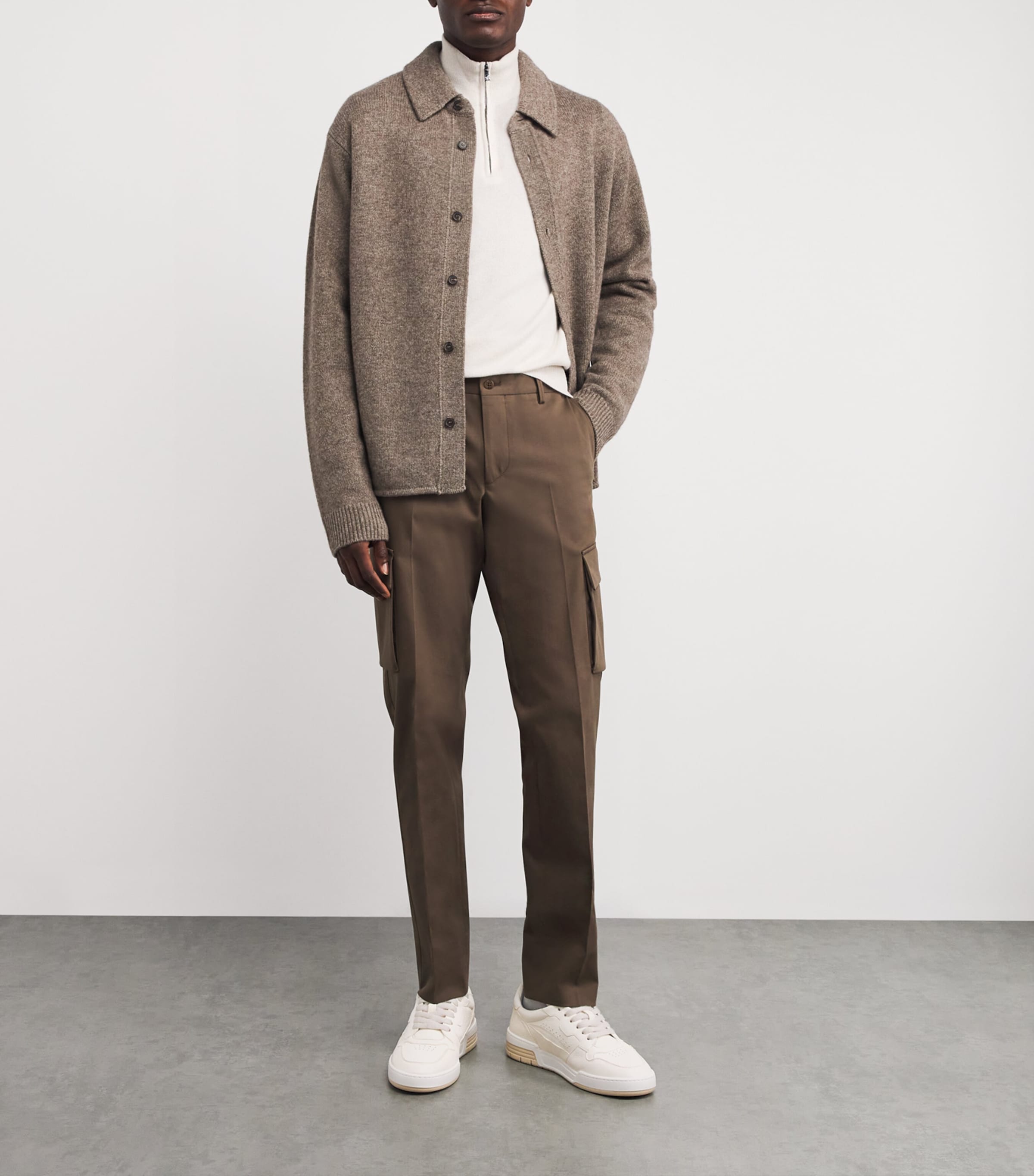 Deerskin Low Sneakers BIANCO Image 6