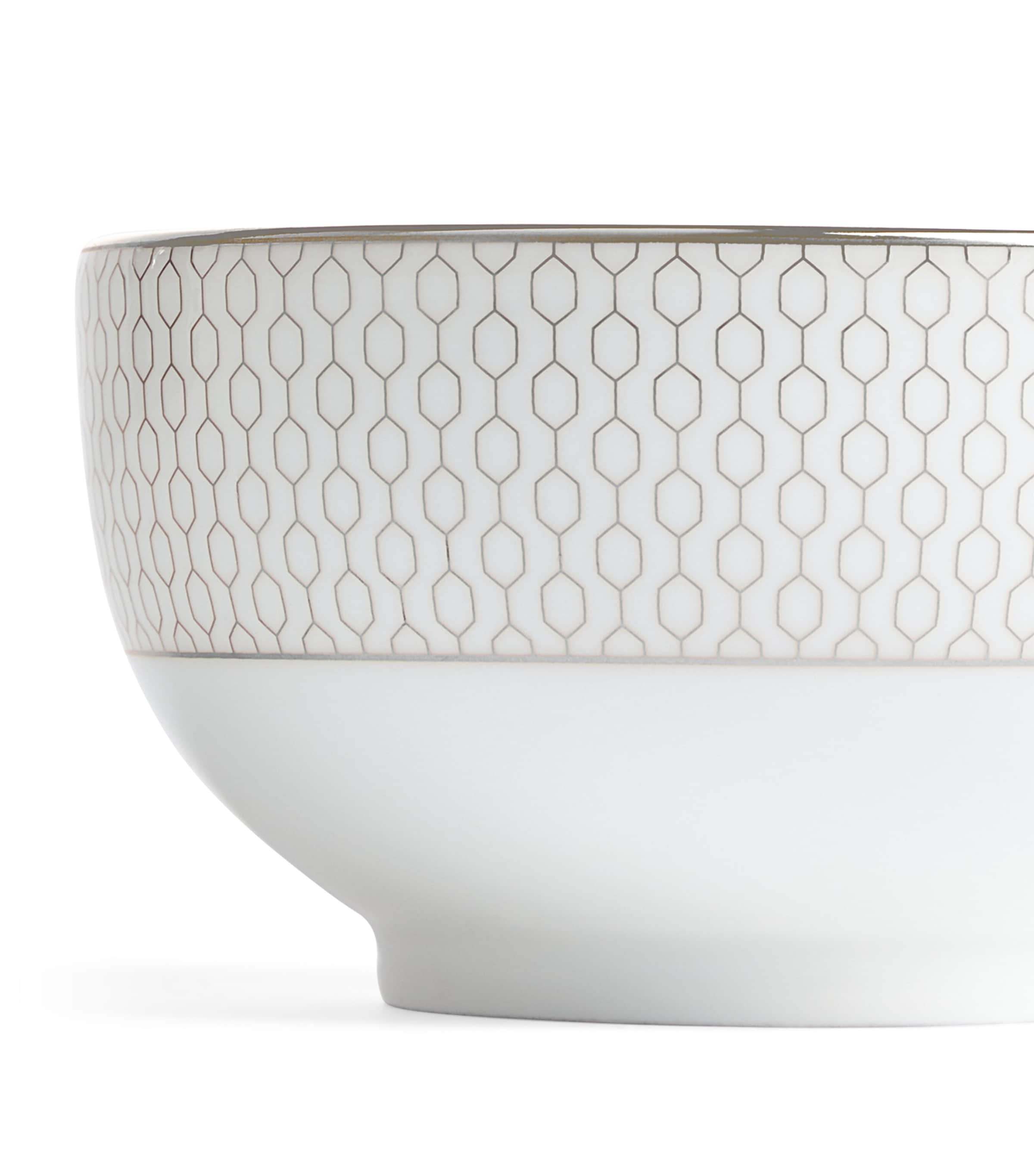 Gio Platinum Rice  Bowl (11cm) WHITE Image 2