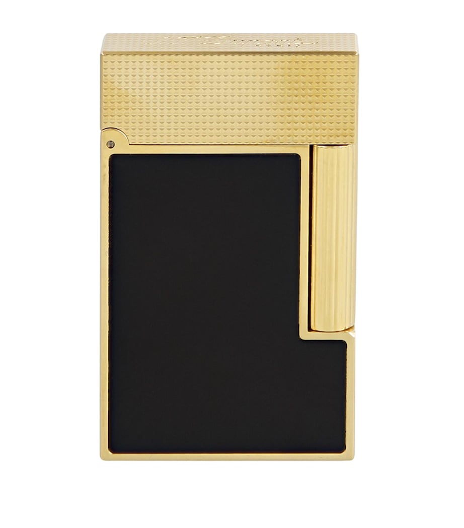 Yellow Gold Ligne 2 Lighter BLACK & GOLD Image 2