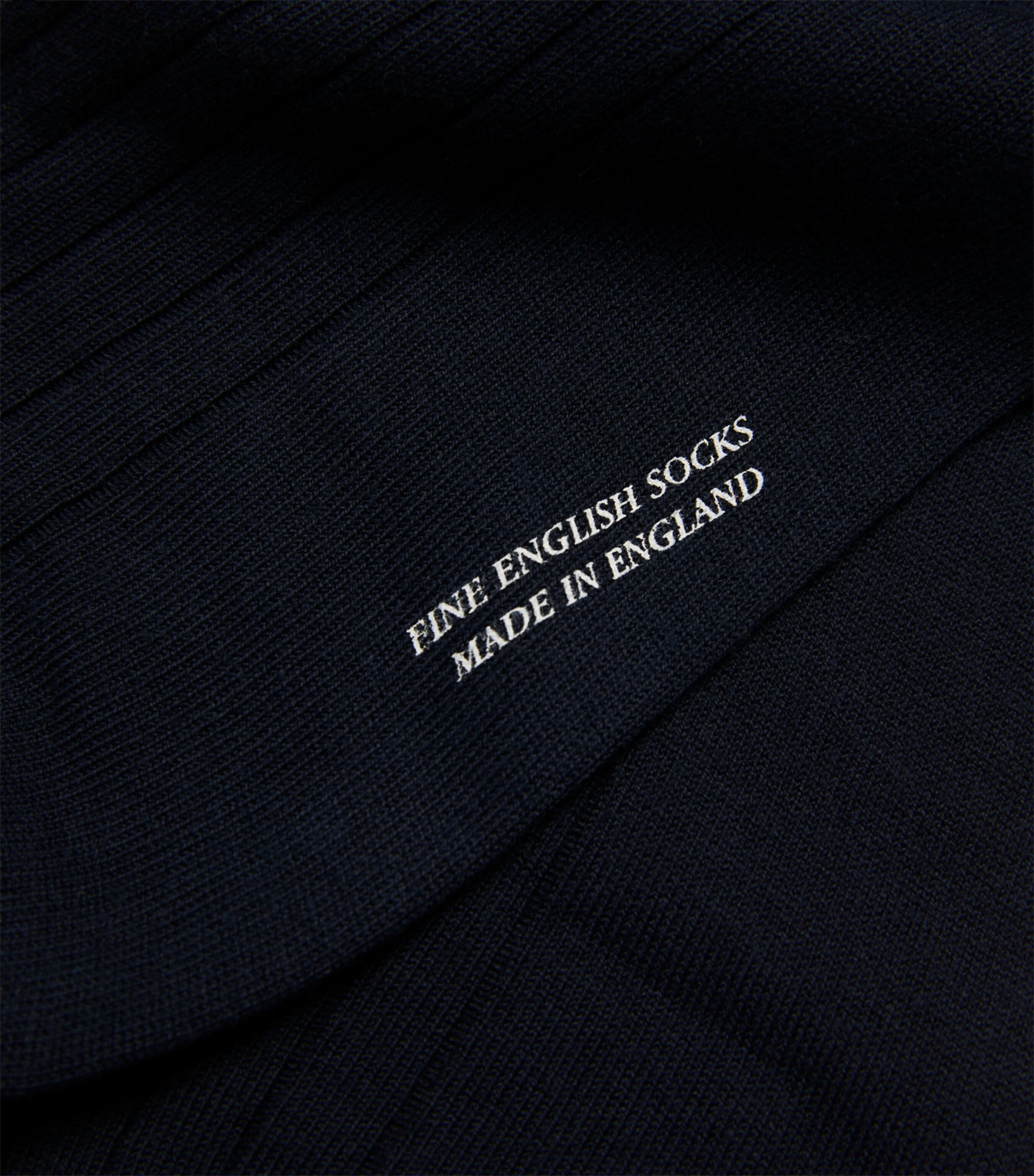 Ribbed Socks 06NAVY Image 2