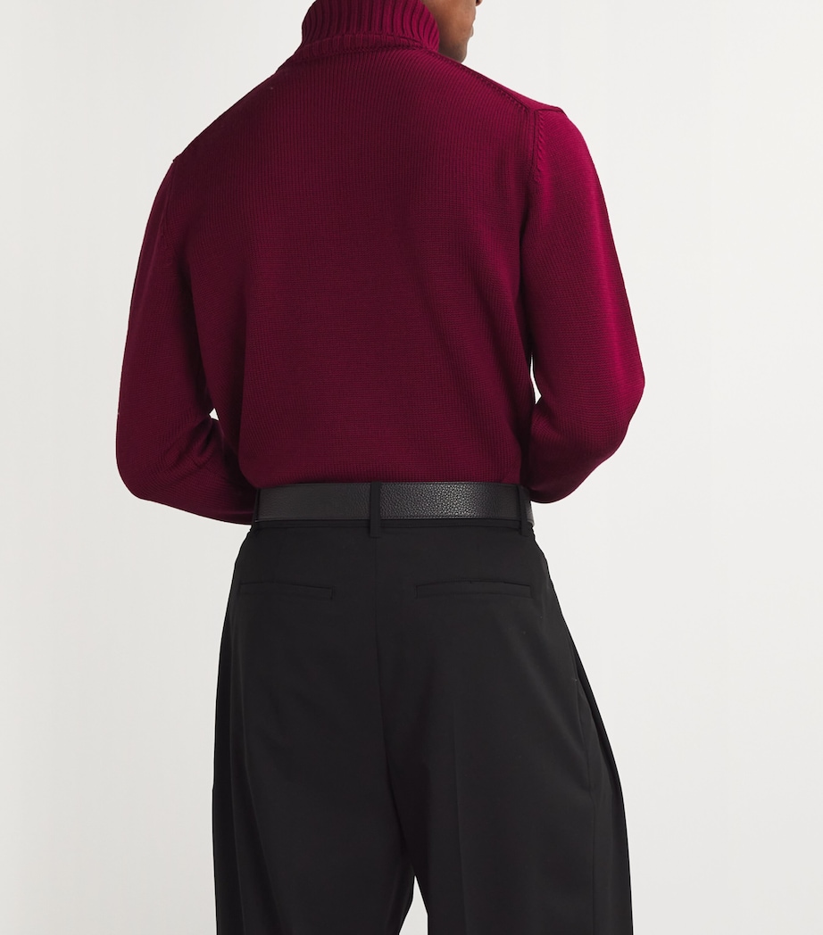 Happy Rui Leather Monogram Belt Q156 Image 4