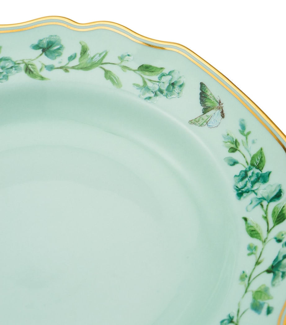 Set of 2 Secret Garden Soup Plates (23cm) KELLY GREEN Image 3