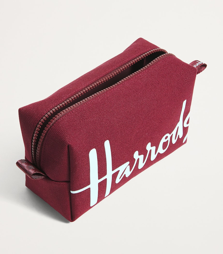 Cotton Logo Cosmetics Bag BERRY Image 3