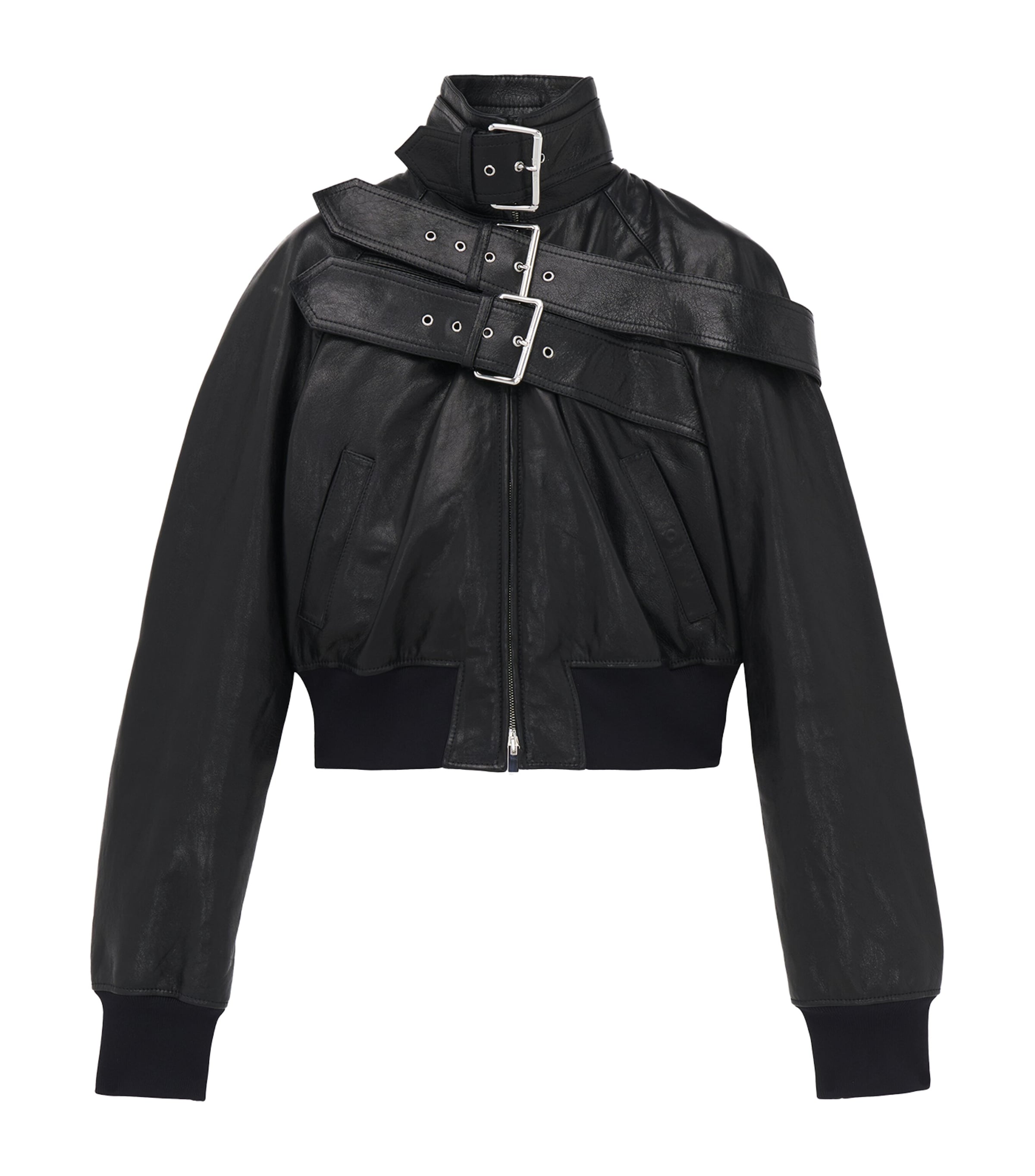 Leather Bomber Jacket