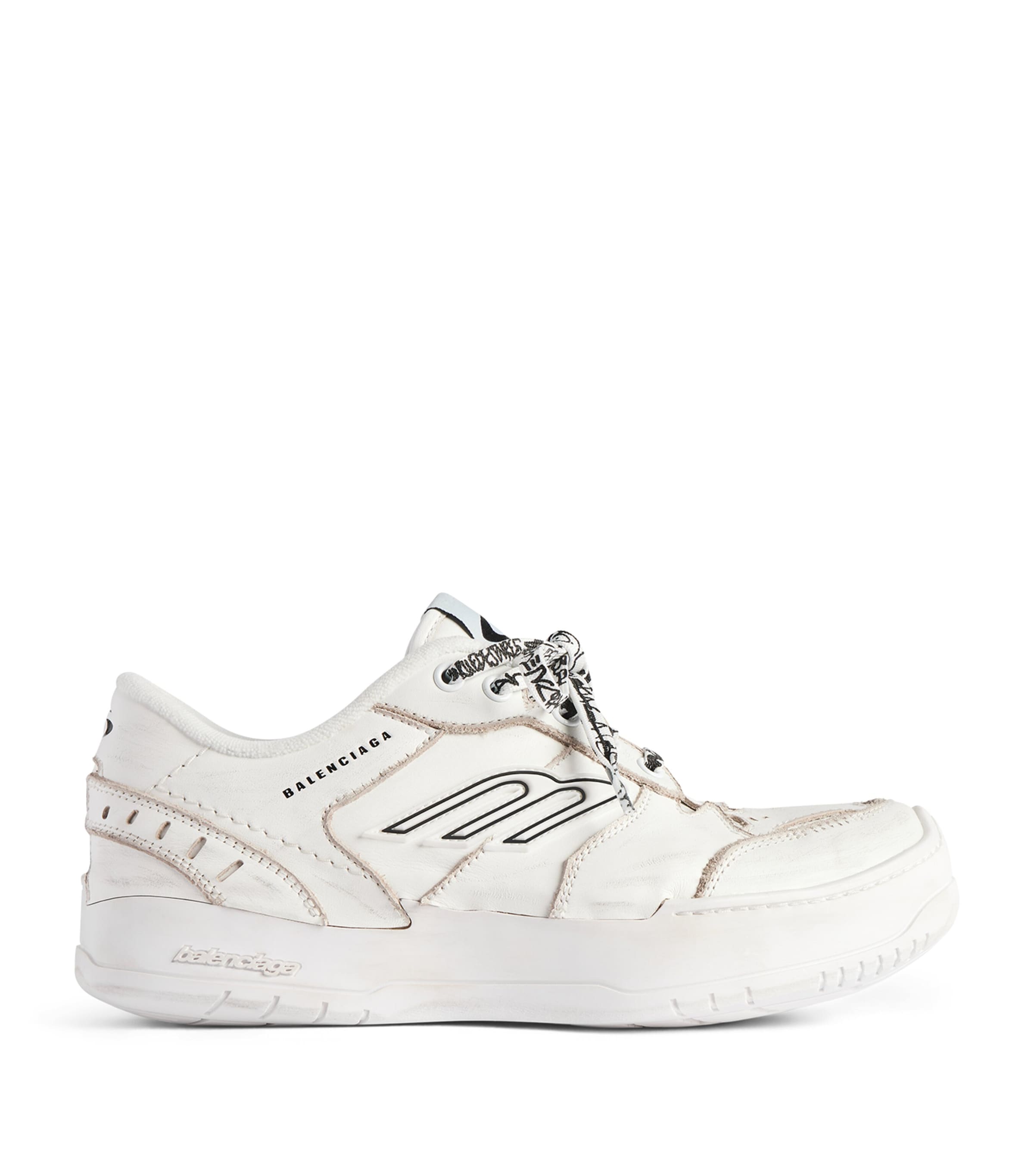Leather Hamptons Platform Sneakers 9000 Image 1