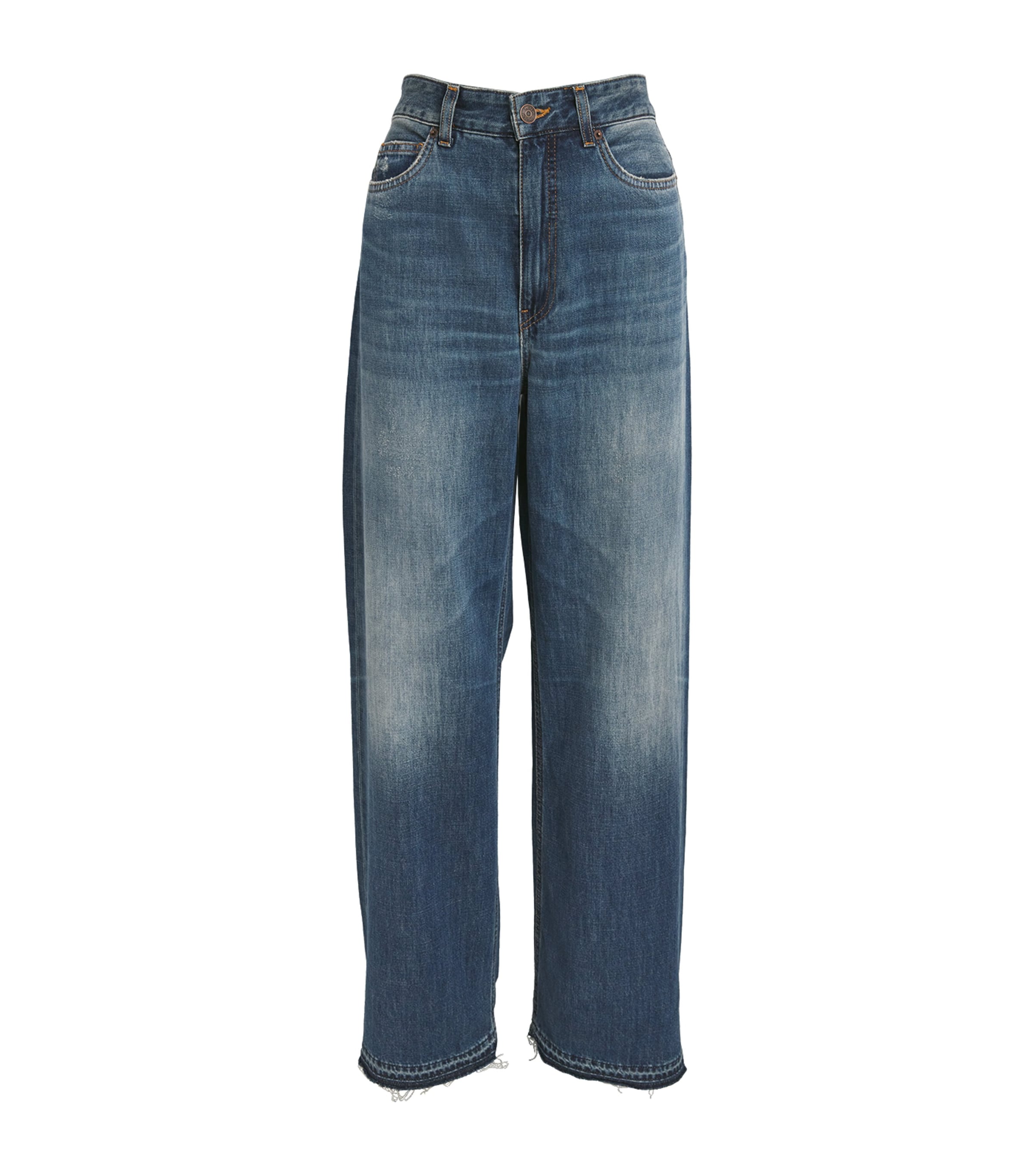 Shop Me+em Mid-rise Baggy Jeans In Blue