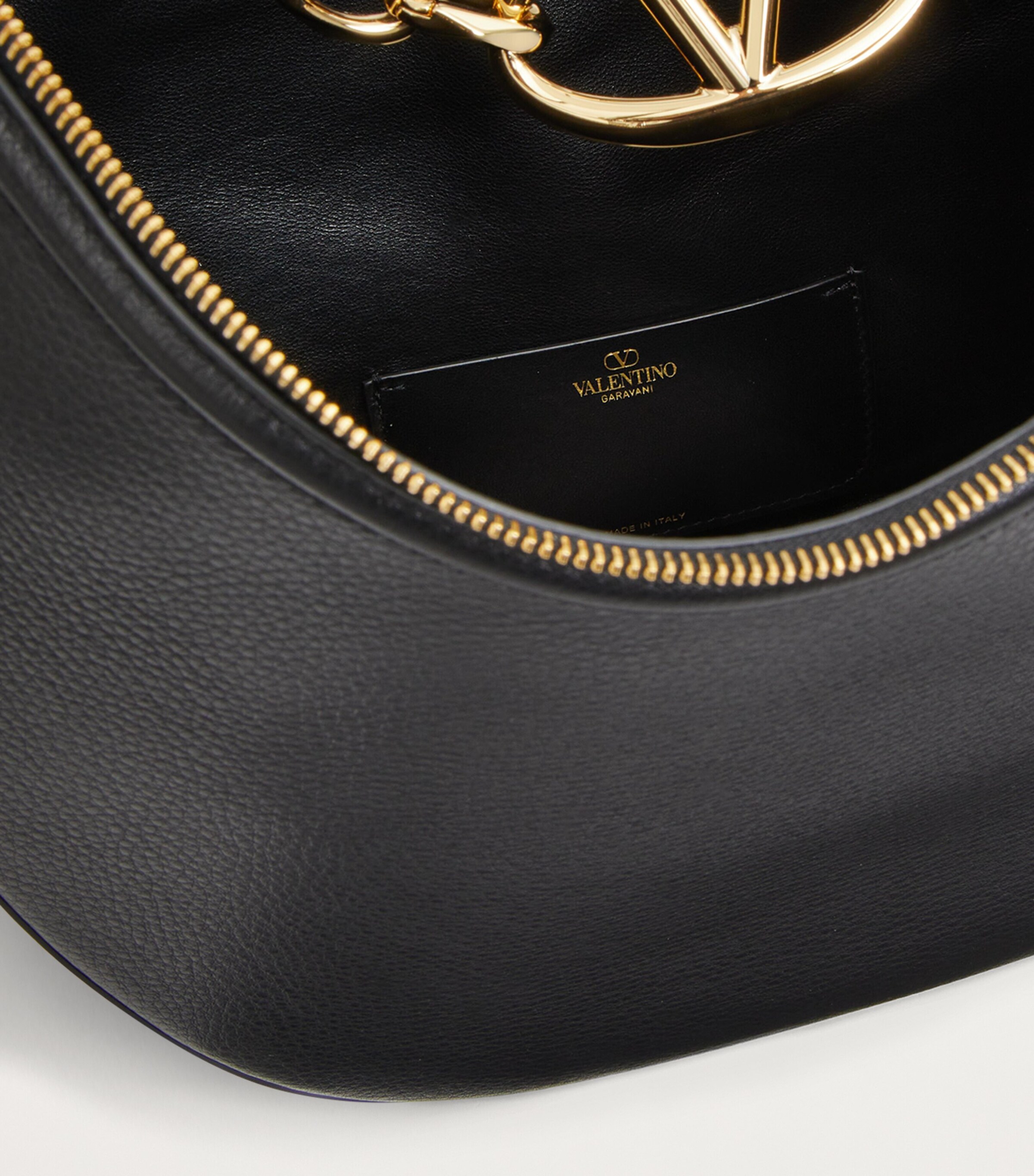 Valentino Garavani Medium Leather VLogo Moon Shoulder Bag