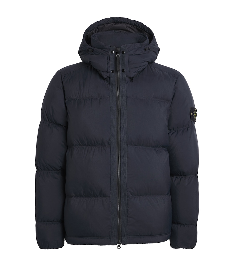 Stone Island Mens Ripstop Down-Padded Coat Image 1