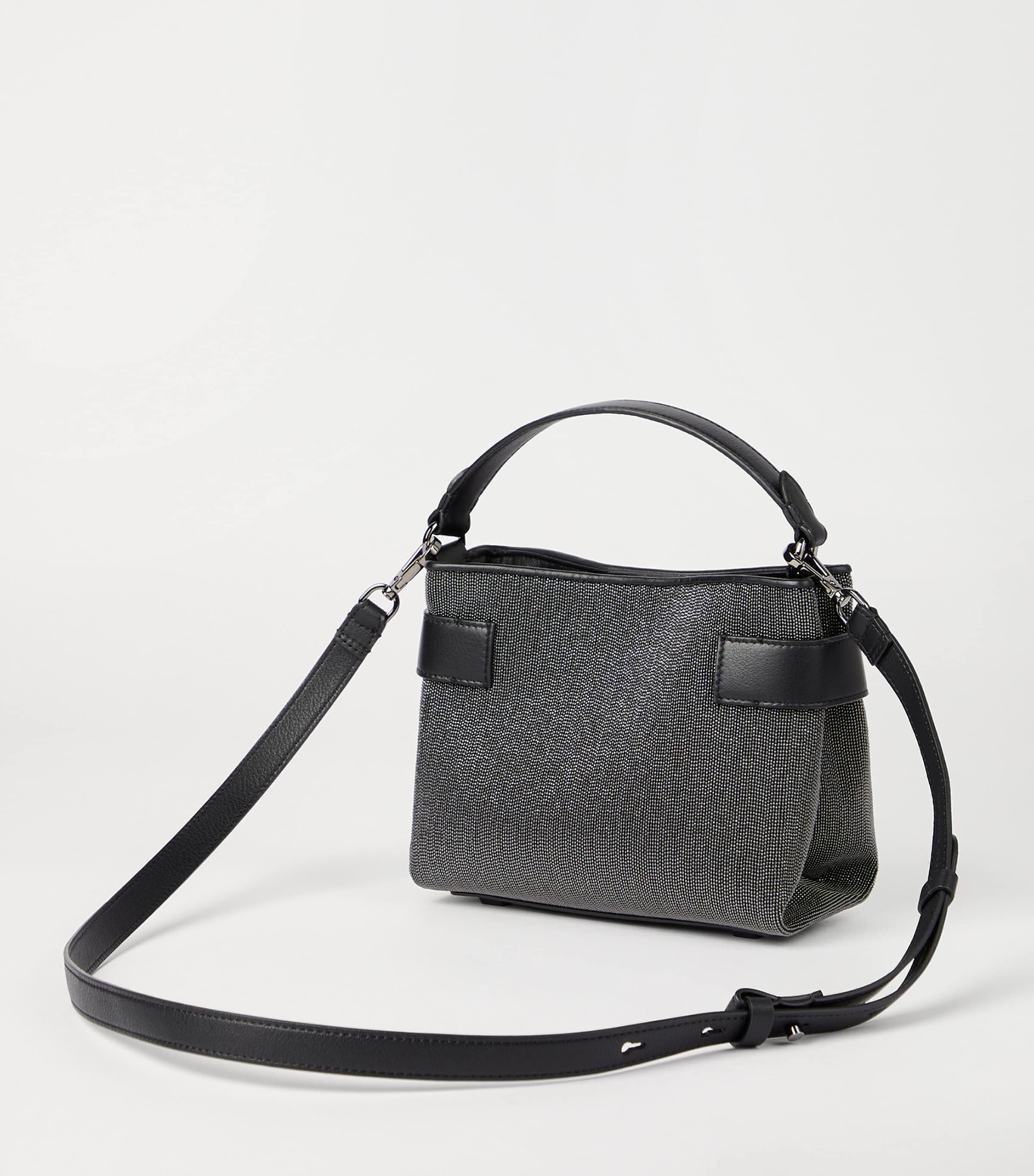 Small Leather Precious Essence Top-Handle Bag C2355 Image 4