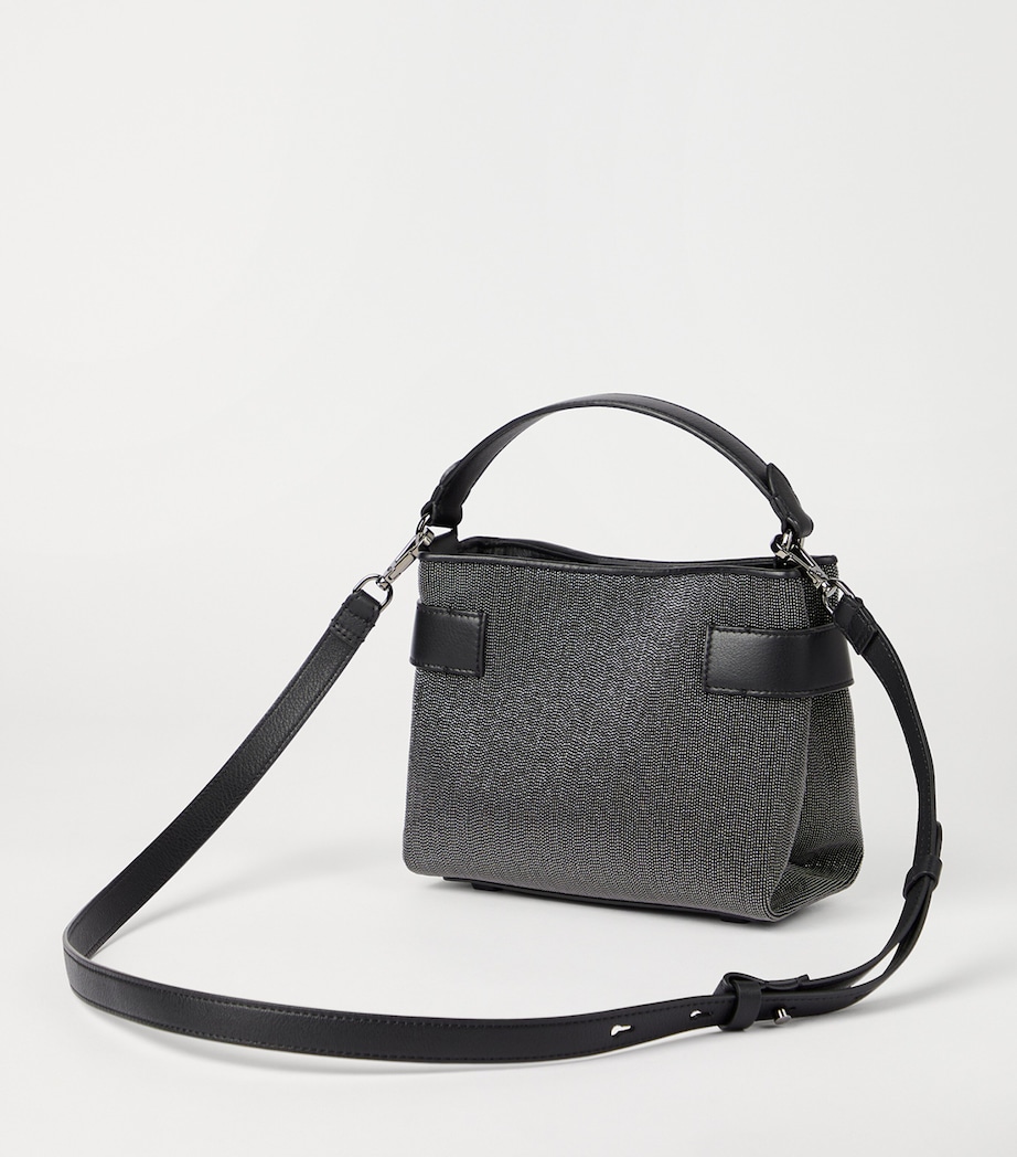 Small Leather Precious Essence Top-Handle Bag C2355 Image 4
