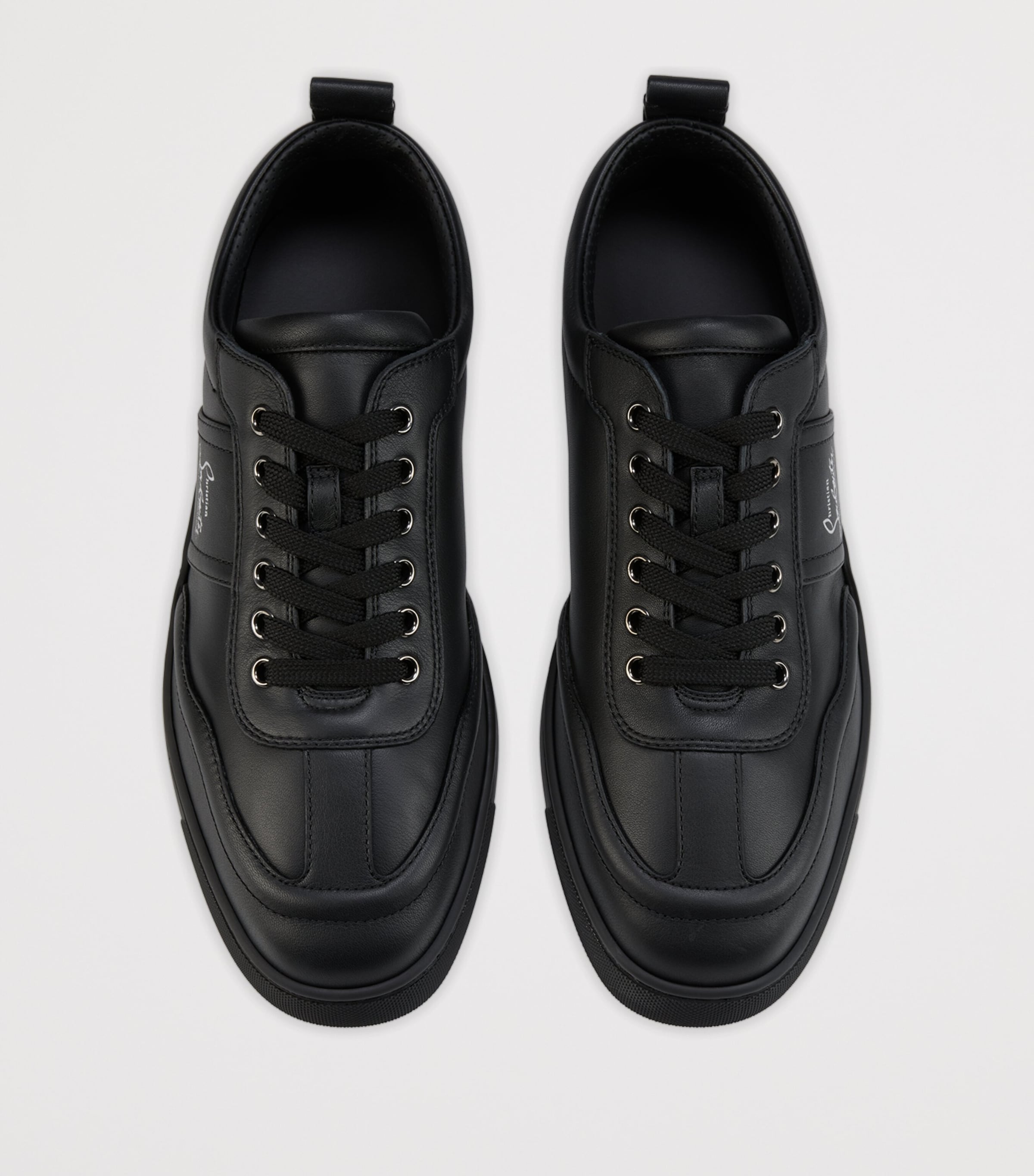 Retero Leather Low-Top Sneakers BK01 Image 4