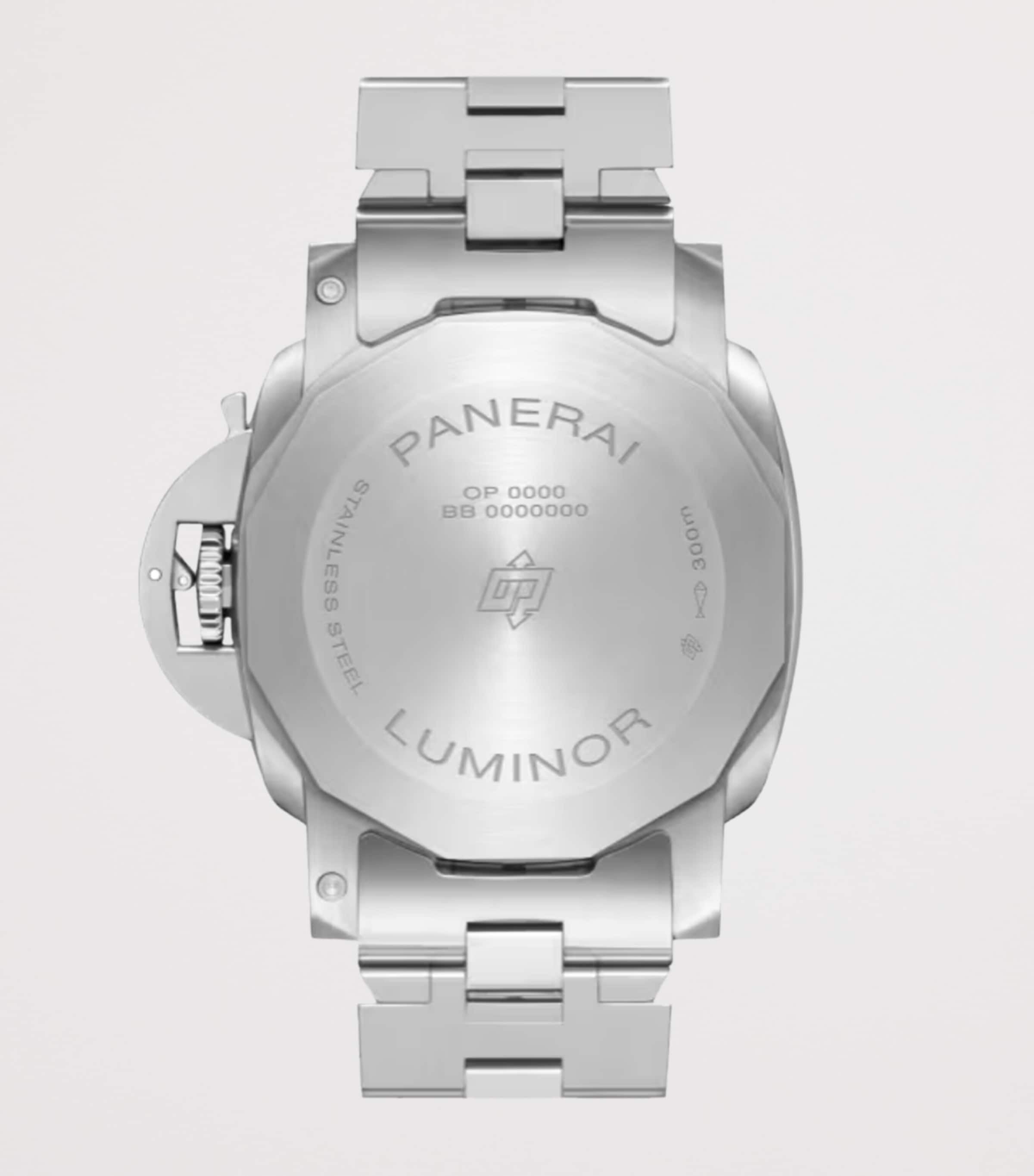 Stainless Steel Luminor Marina Watch 44mm BLUE Image 2