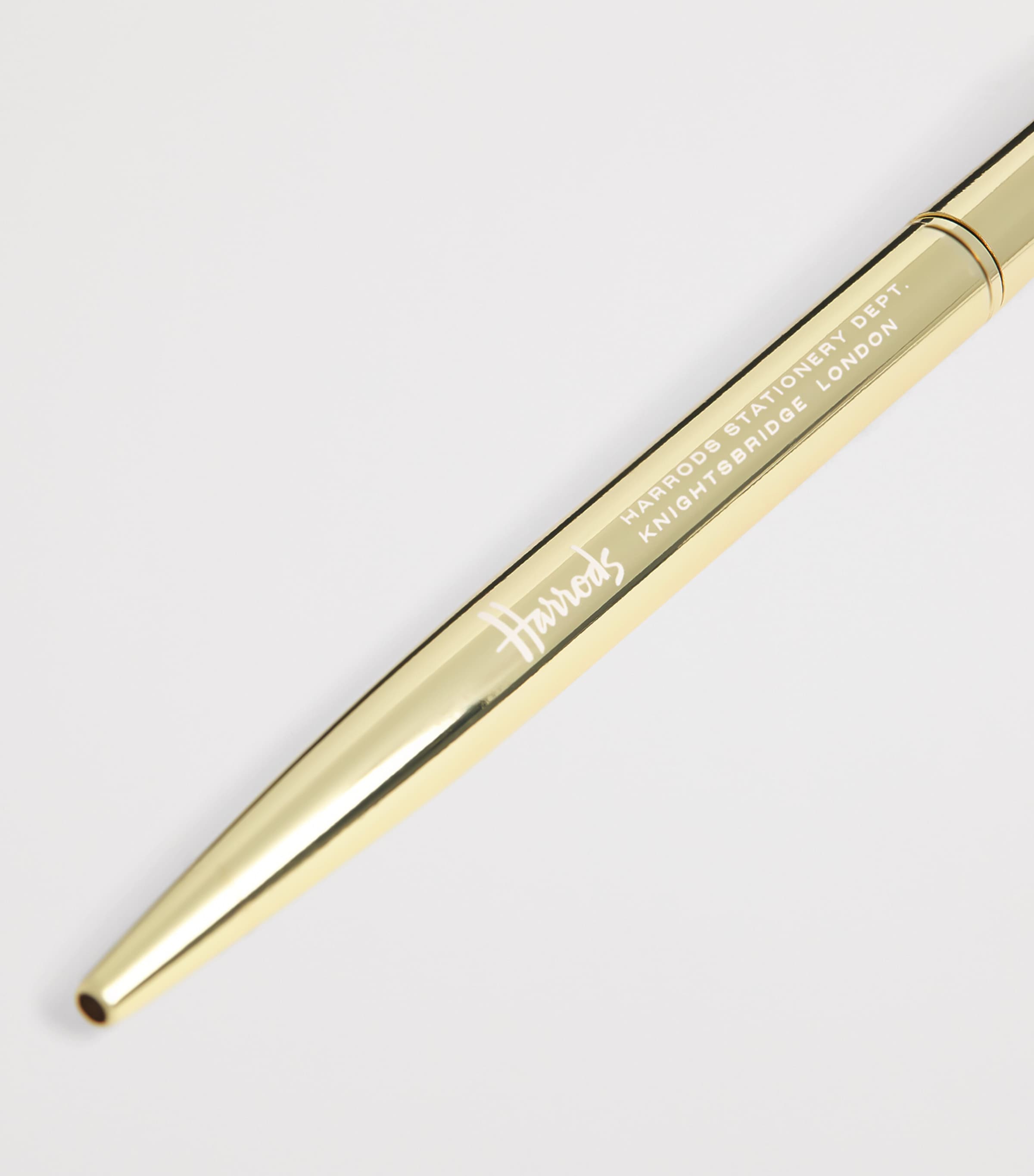 Harrods Orb Ballpoint Pen Gold Image 3