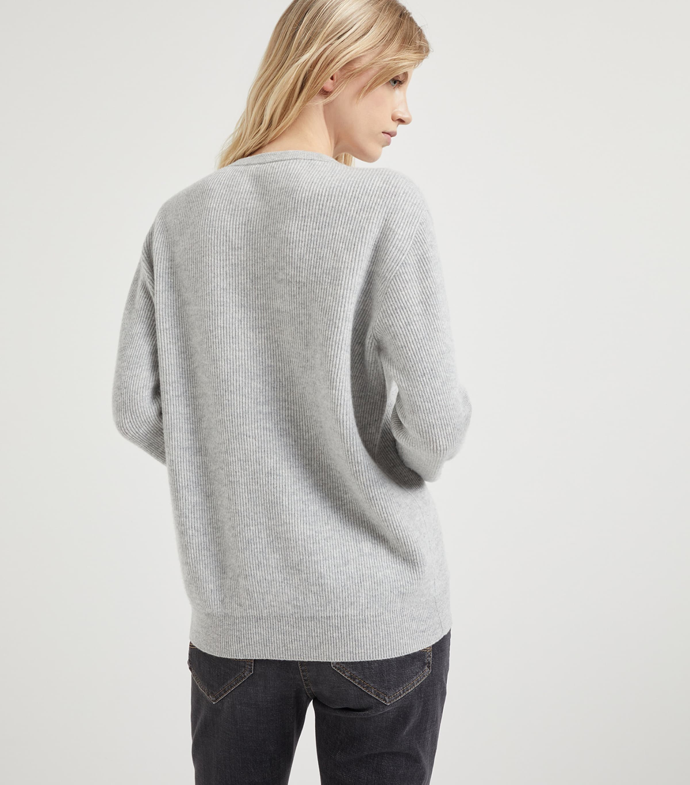 Cashmere Monili-Trim Sweater C072 Image 3