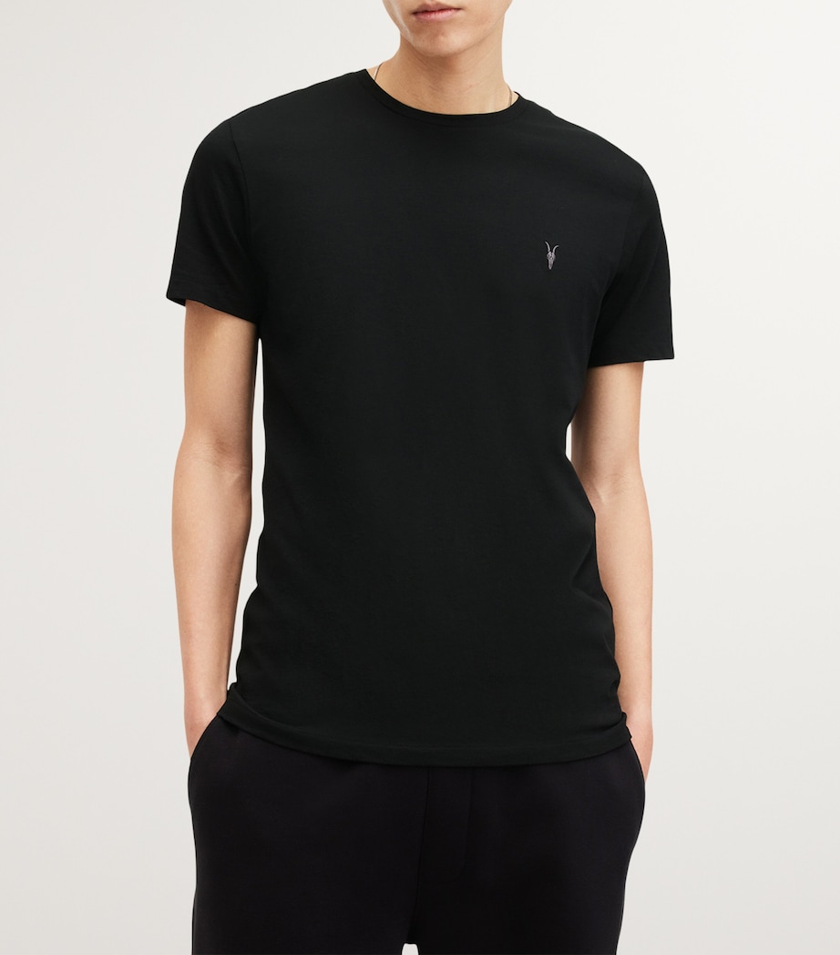 Cotton-Blend Tonic T-Shirts (Set of 3) OPTIC/BLACK/GREY Image 3