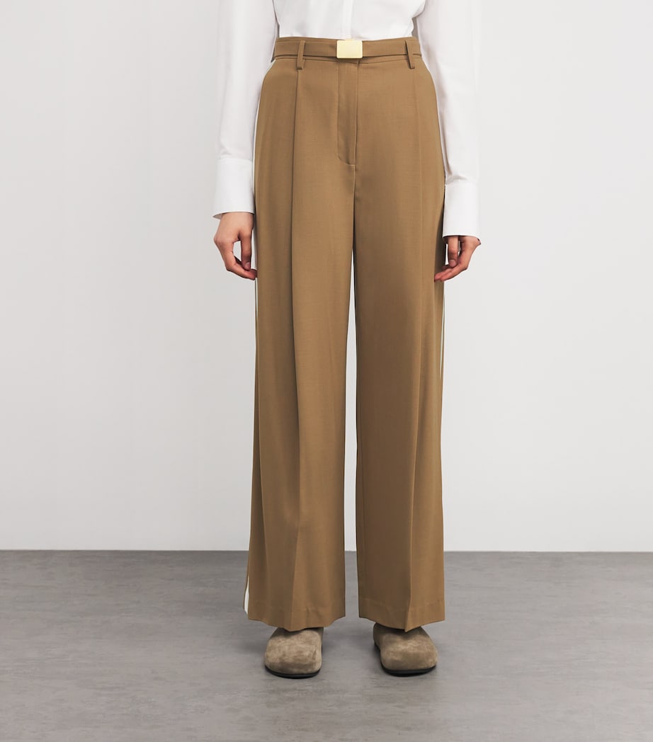 Balsam Relaxed Pleated Trousers L80 CAMEL Image 3
