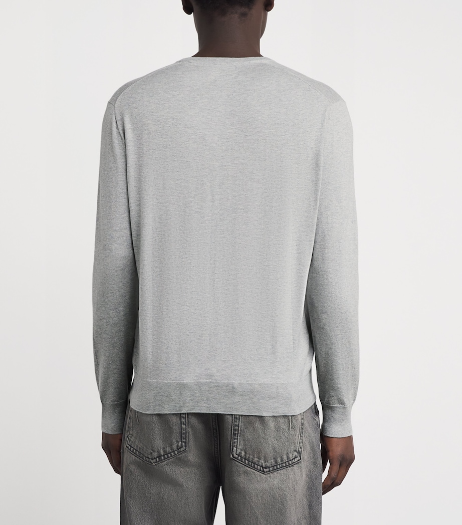 Polo Ralph Lauren Mens Pima Cotton Sweater Andover Heath Image 4
