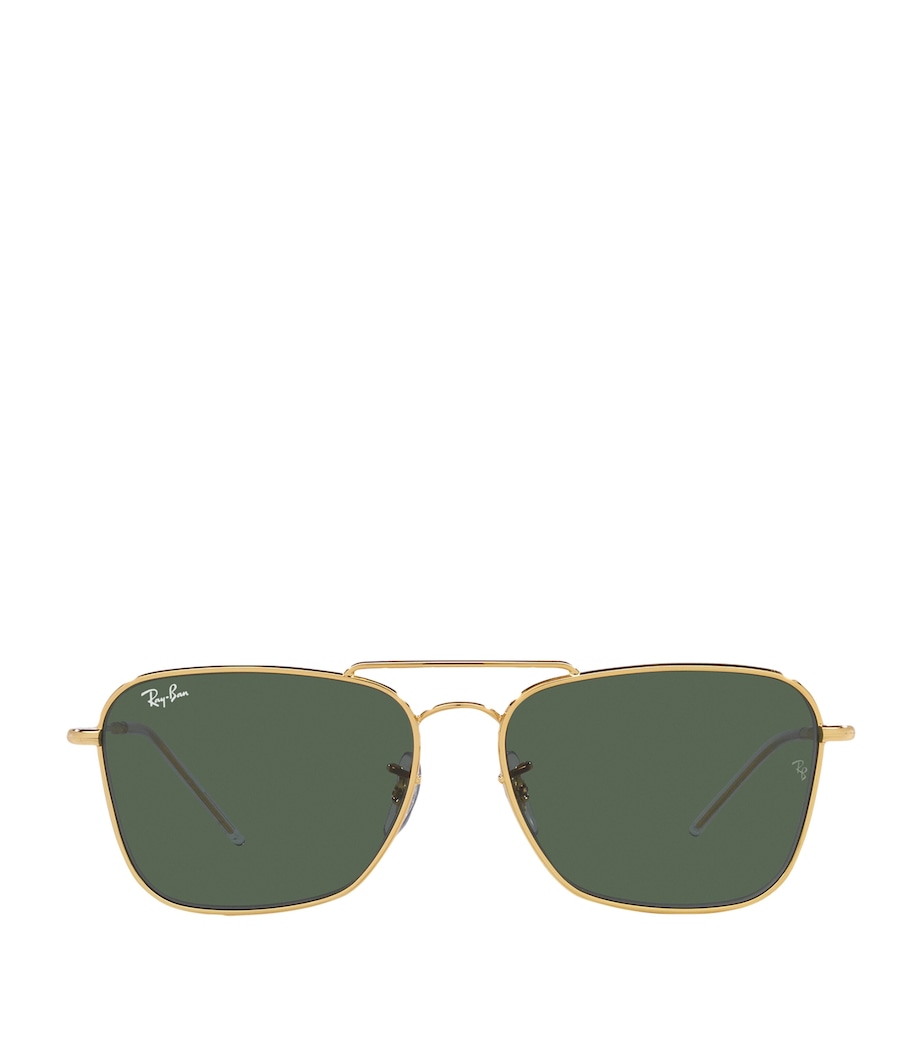 Gold-Tone Square Sunglasses 001/VR Image 1