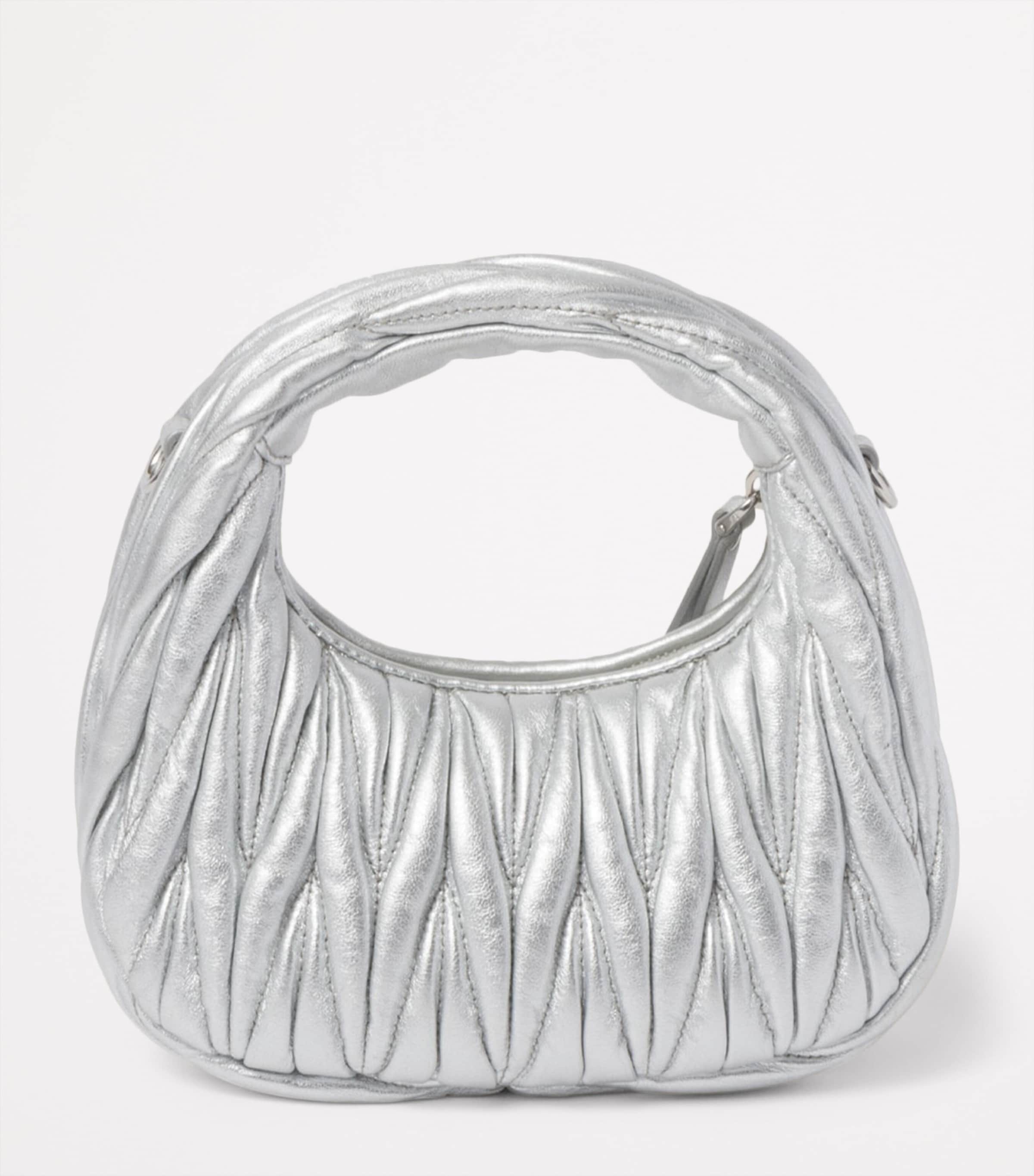 Mini Matelassé Leather Wander Top-Handle Bag F0118 Image 3