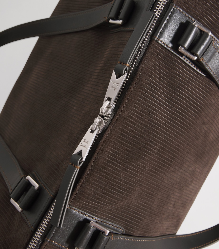 Suede Duffle Bag 69_DARK BROWN Image 6