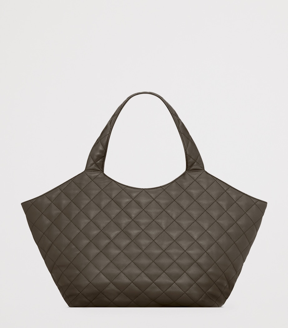 Saint Laurent Womens Medium Icare Quilted Tote Bag Image 5