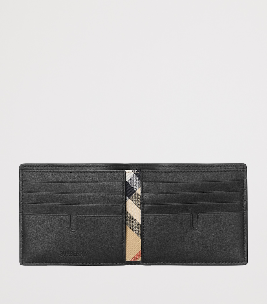 Leather Cotswolds Bifold Wallet BLACK Image 2