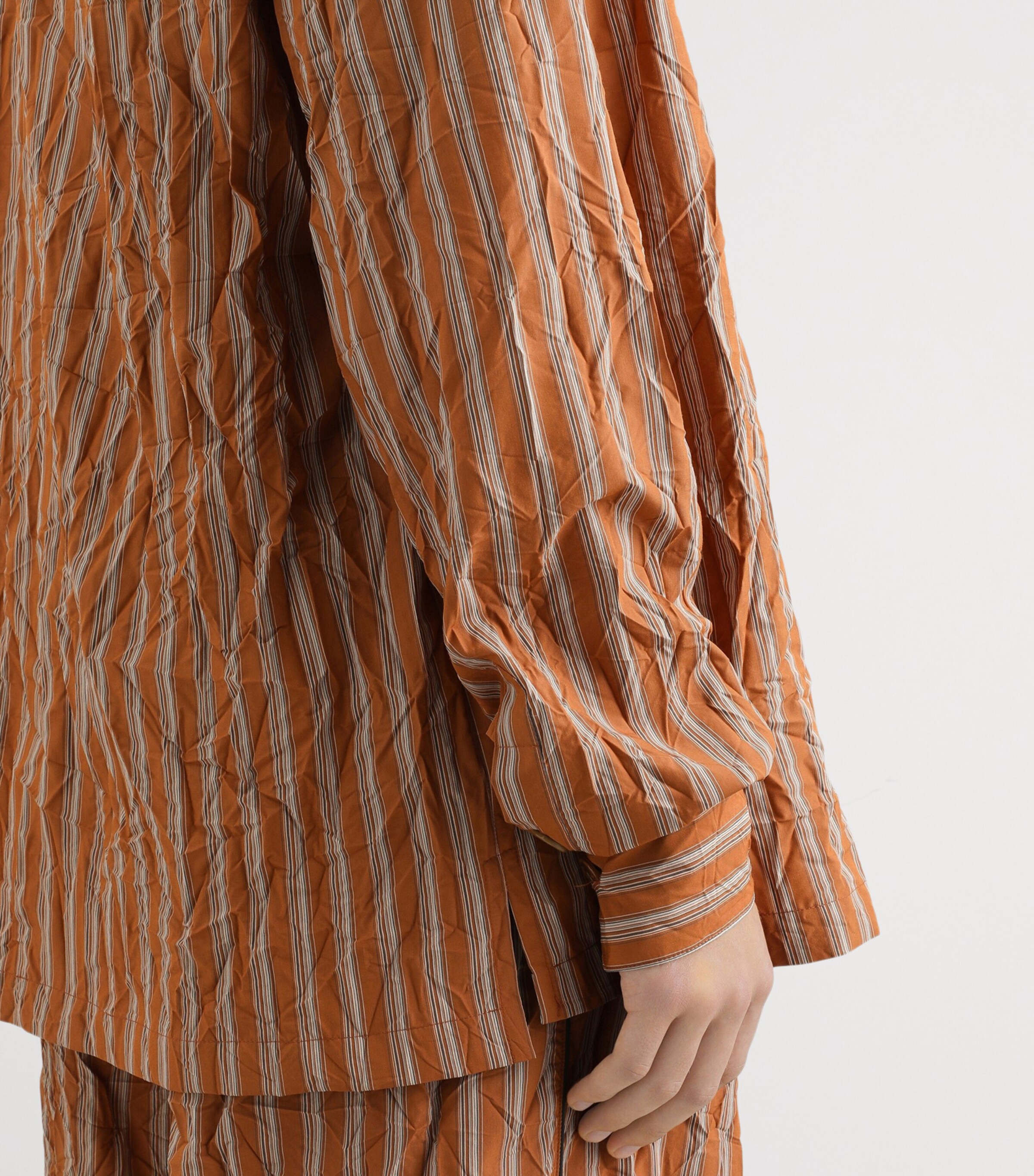 Dolce&Gabbana Mens Crinkle Stripe Shirt Striped Image 6