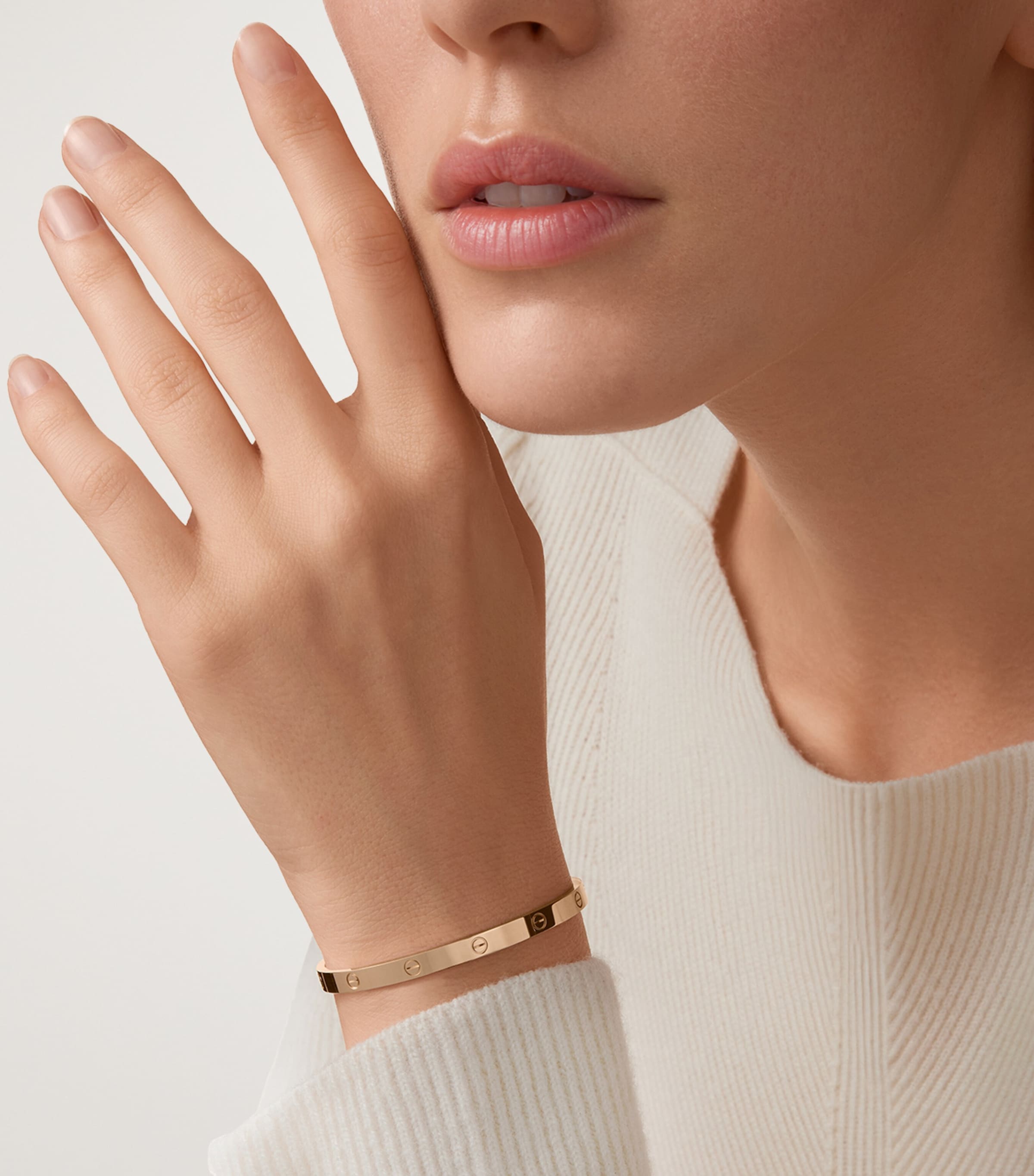 Cartier LOVE Medium Rose Gold Bracelet Harrods FR