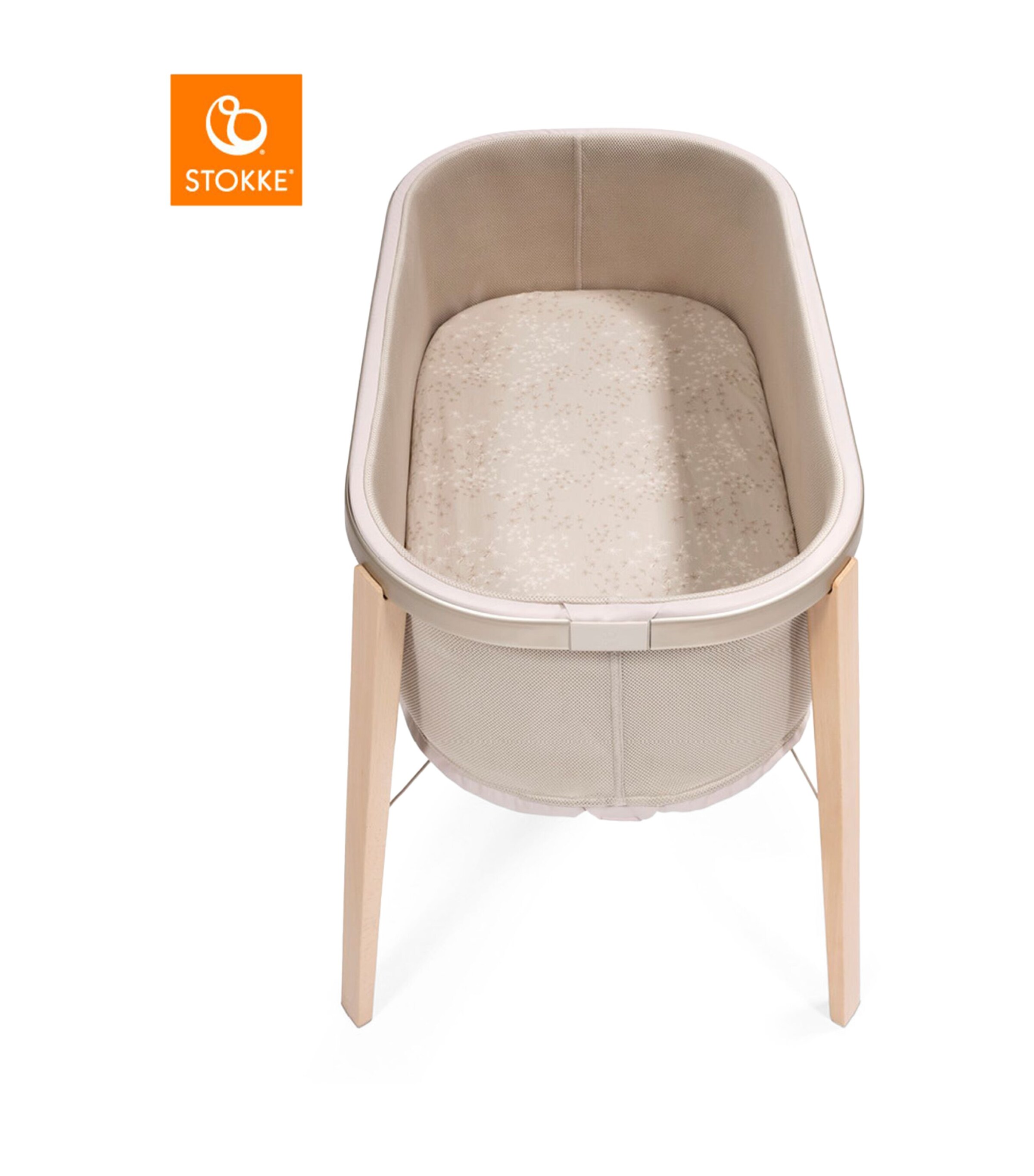 Pack of 2 Snoozi Fitted Sheets DAND BEIGE/VANILLA Image 2