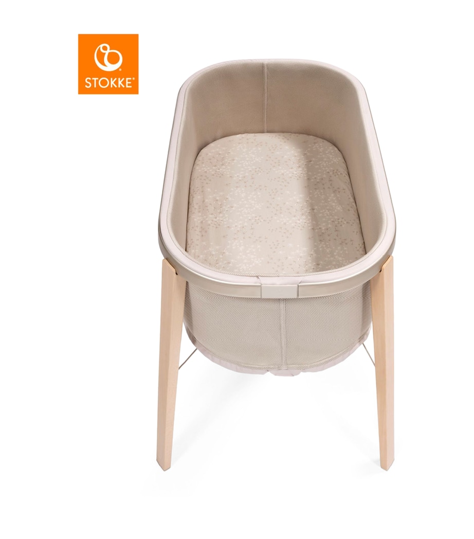 Pack of 2 Snoozi Fitted Sheets DAND BEIGE/VANILLA Image 2