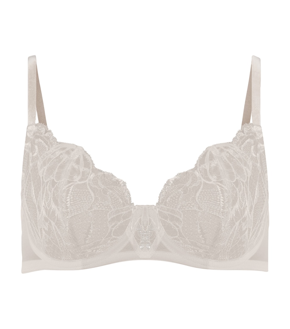Hanro Womens Lace Lysia Underwire Bra Moonlight Image 1