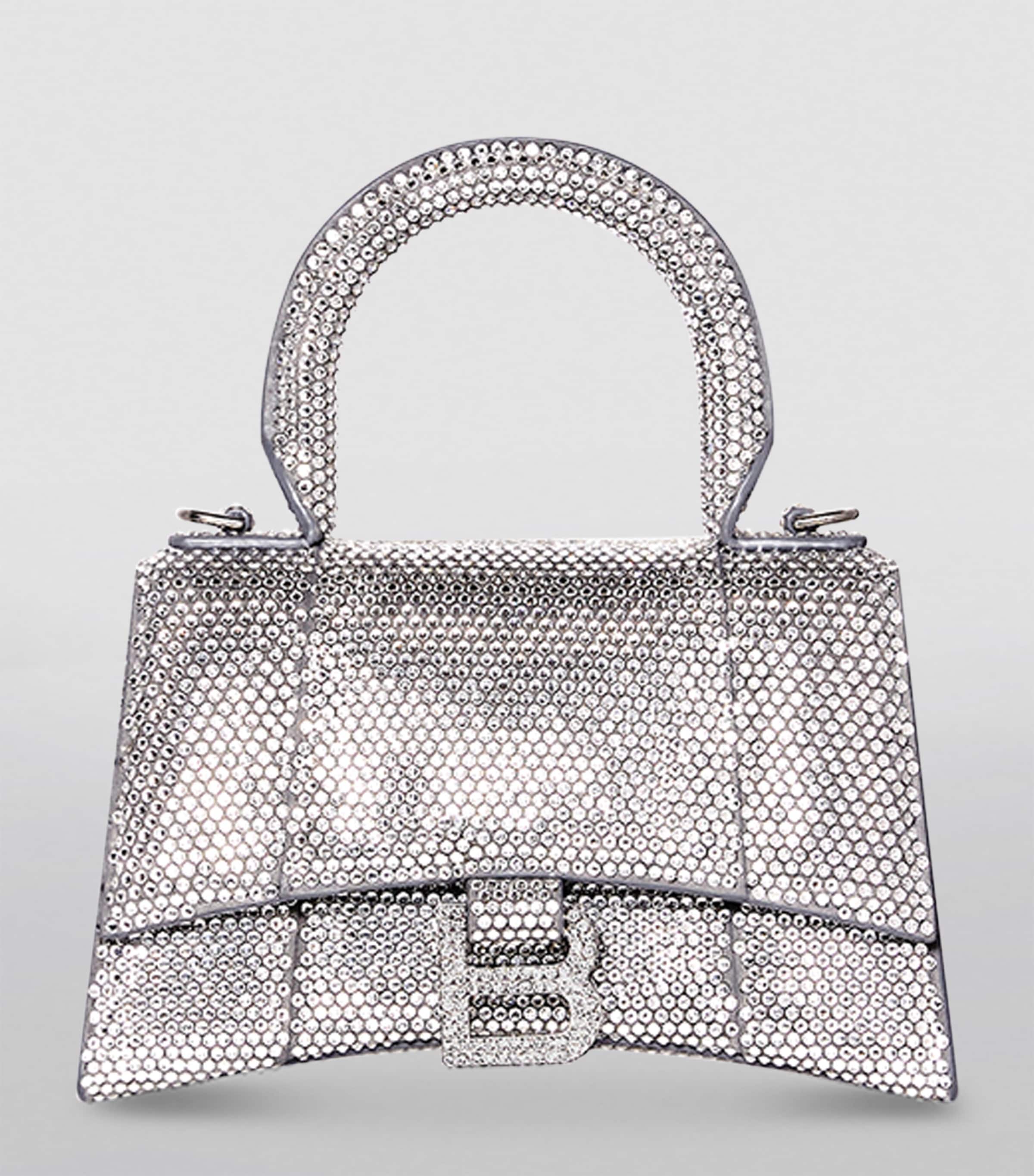 Balenciaga Small Hourglass Top-Handle Bag | Harrods US