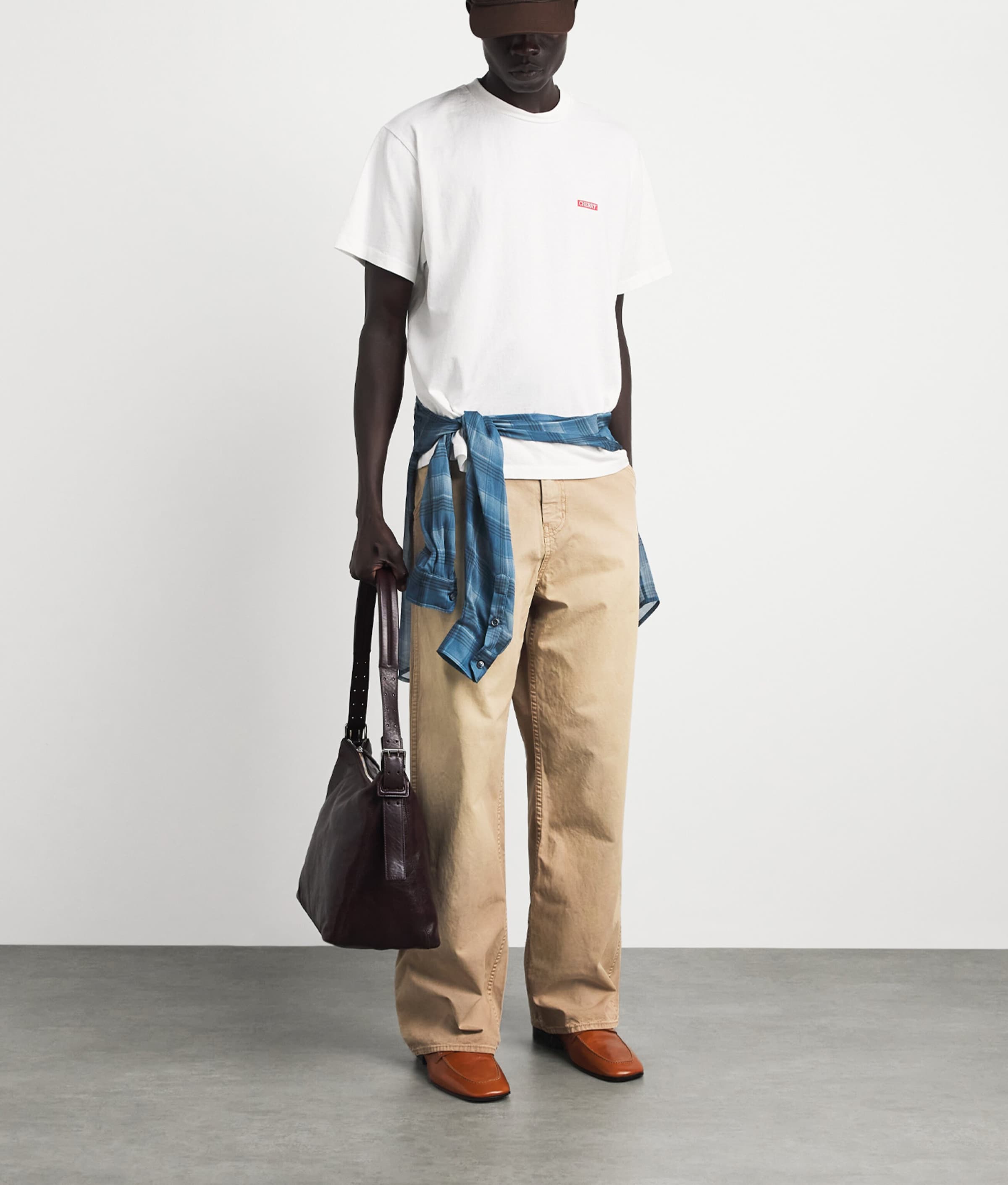 Cherry Los Angeles Mens Western Straight Chinos Desert Tan Image 2