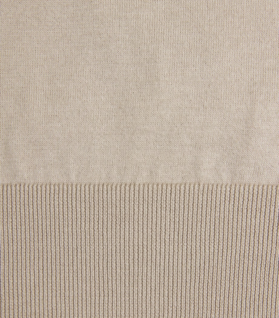 Cotton-Cashmere T-Shirt E.2-AVORIO Image 5