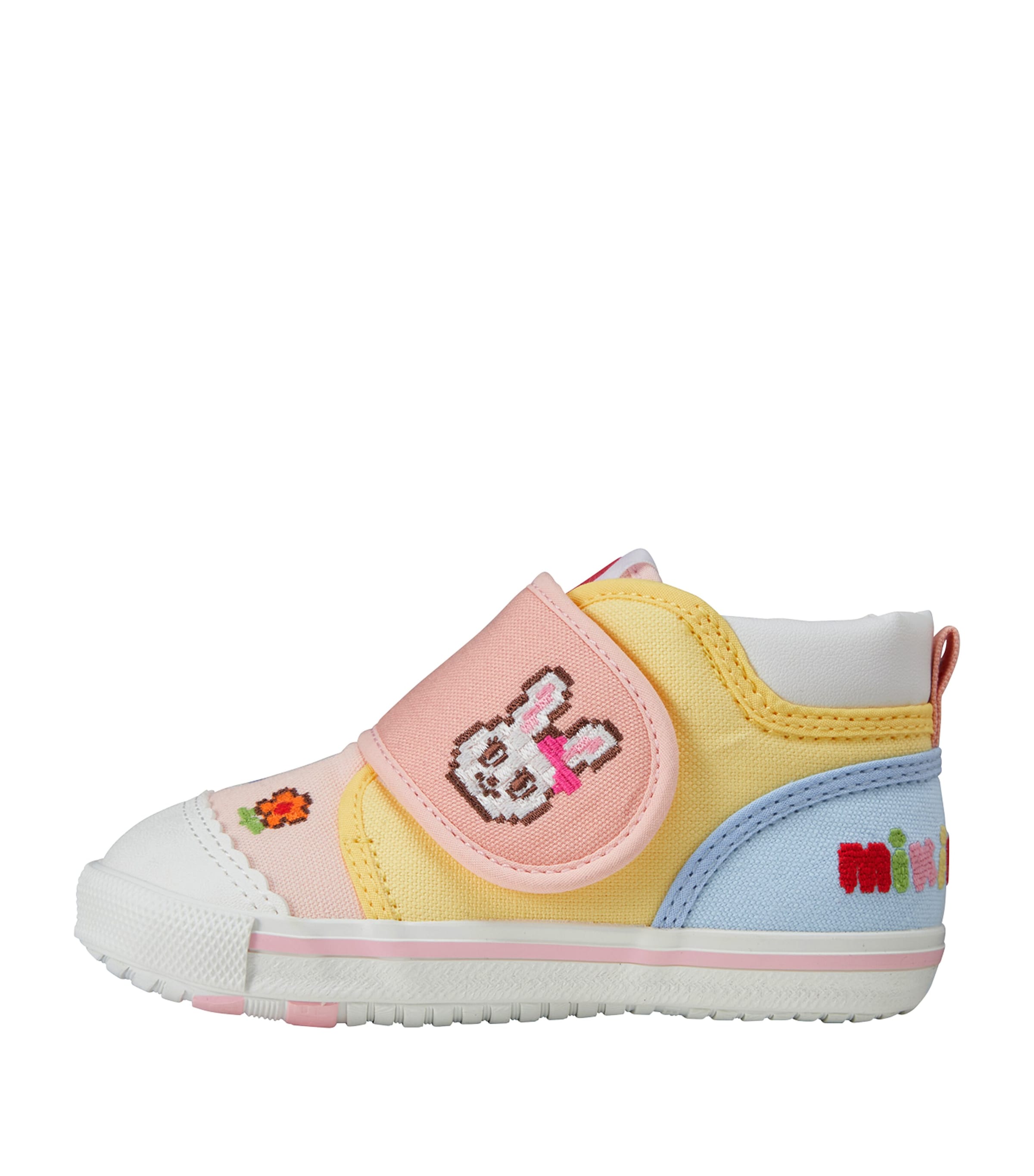 Miki House Canvas Embroidered Velcro Sneakers Image 1
