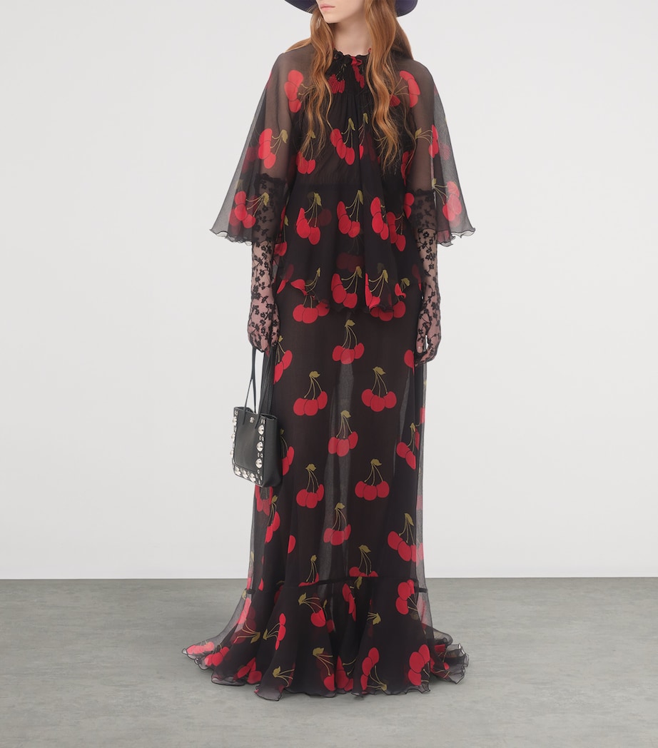 Silk Cherryfic Maxi Dress CUE Image 5