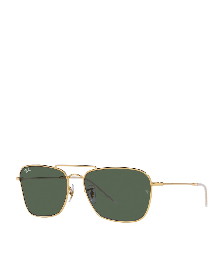 Gold-Tone Square Sunglasses 001/VR Image 2