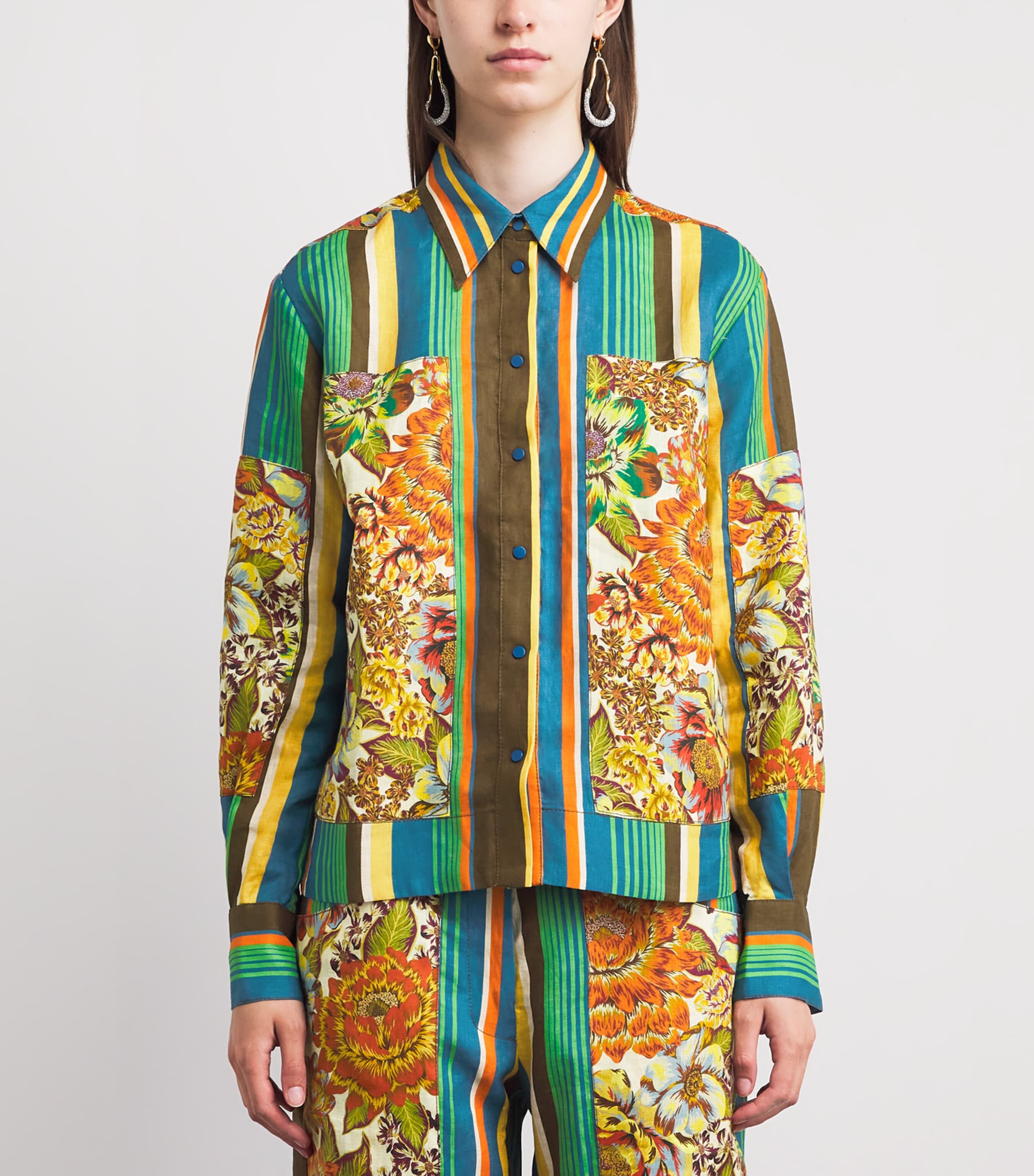 ALEMAIS Womens Linen Charlie Shirt Image 4