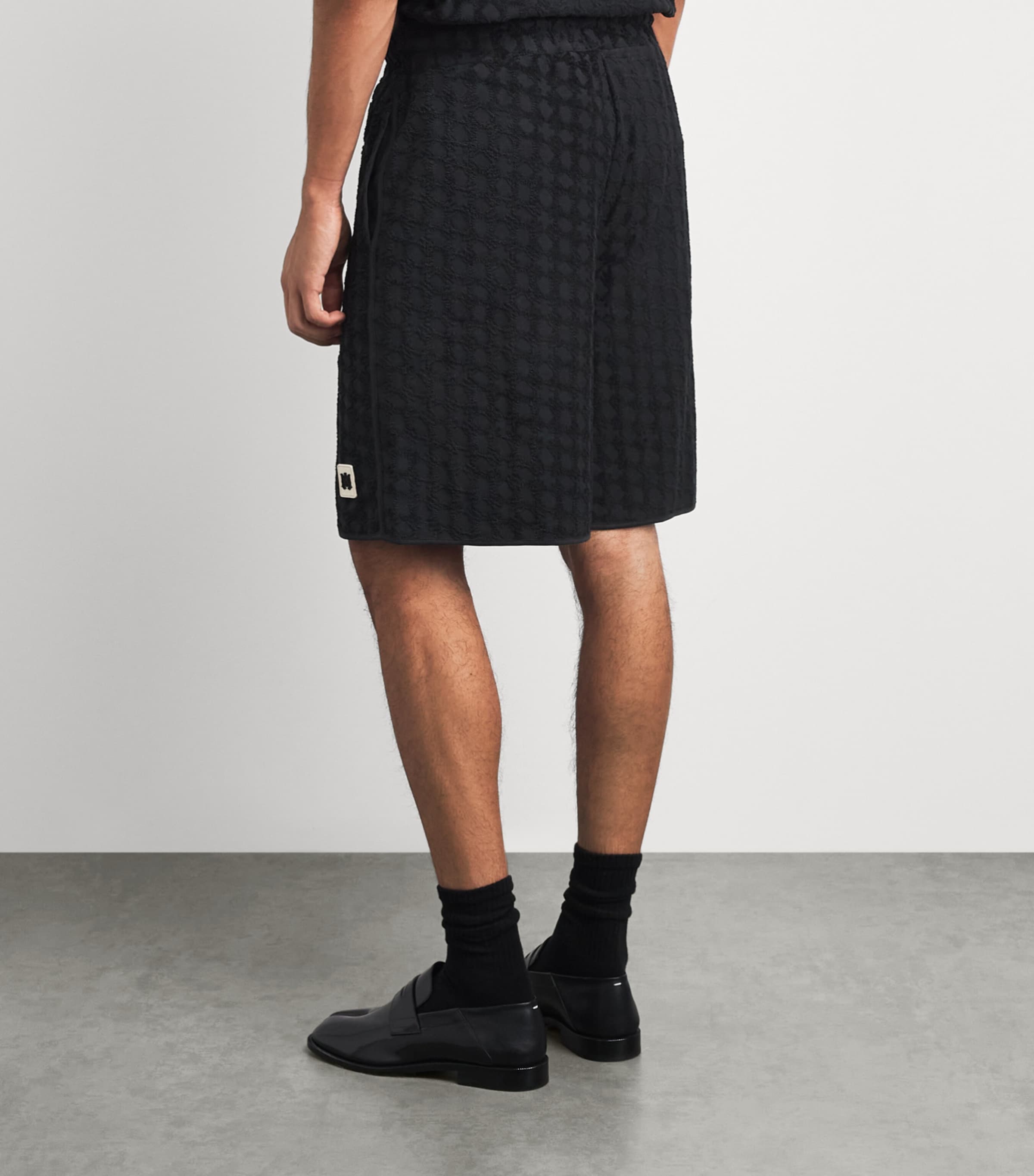AMIRI Mens MA Quad Shorts Black Image 5