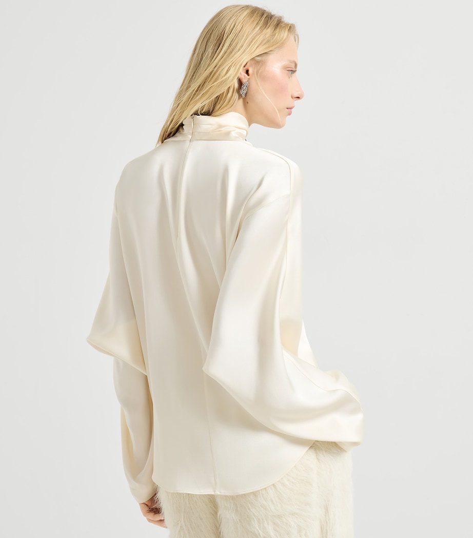 Silk Rollneck Blouse C7925 Image 3