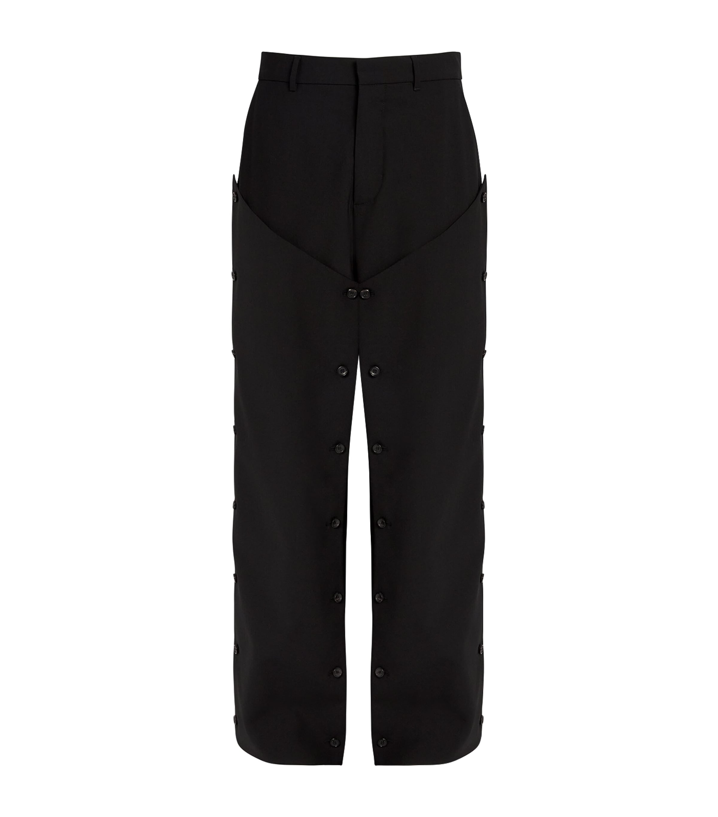 Y/project Button-panel Trousers In Black