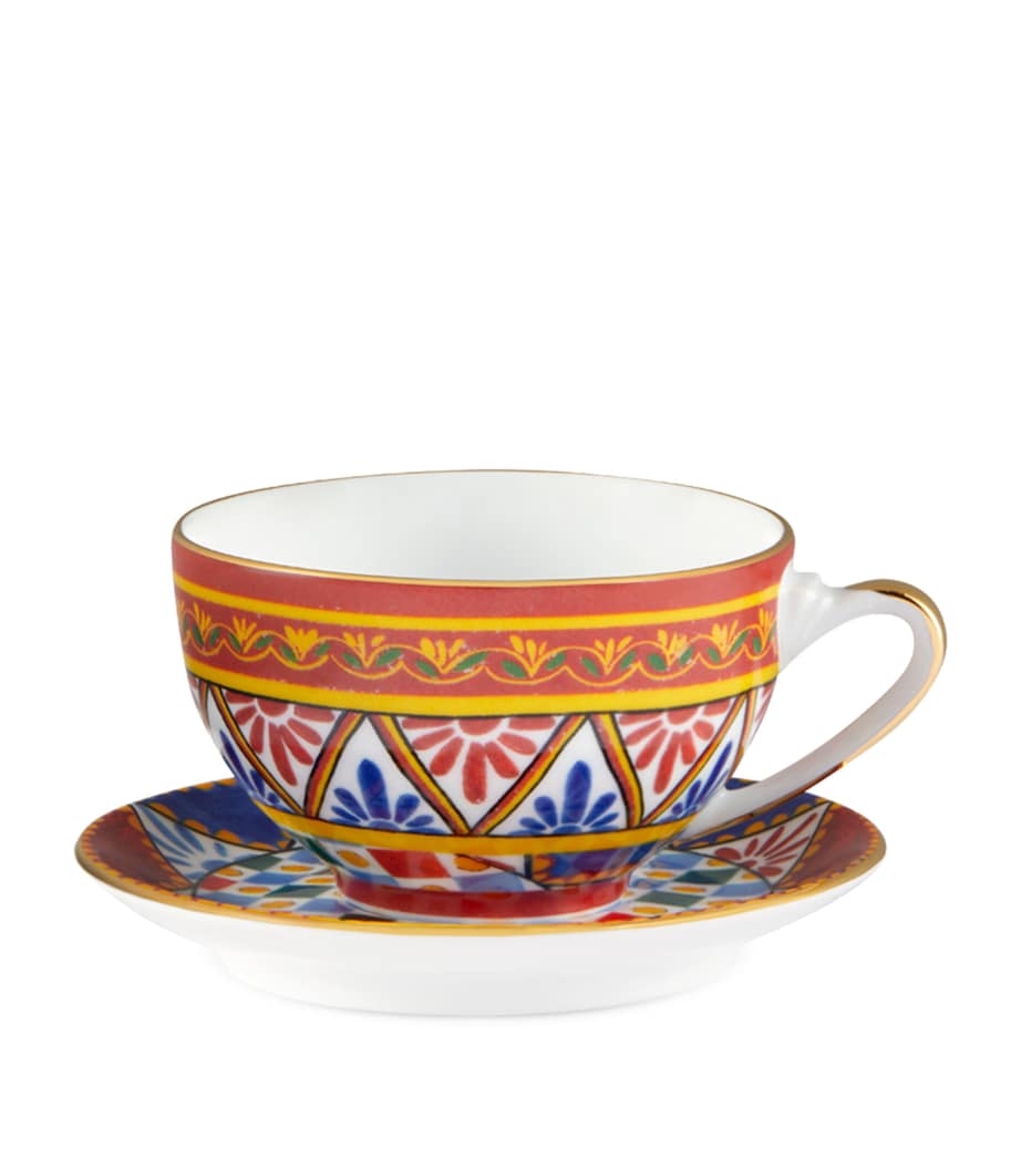 Carreto Teacup and Saucer UC068 CARRETTO MULTI Image 1