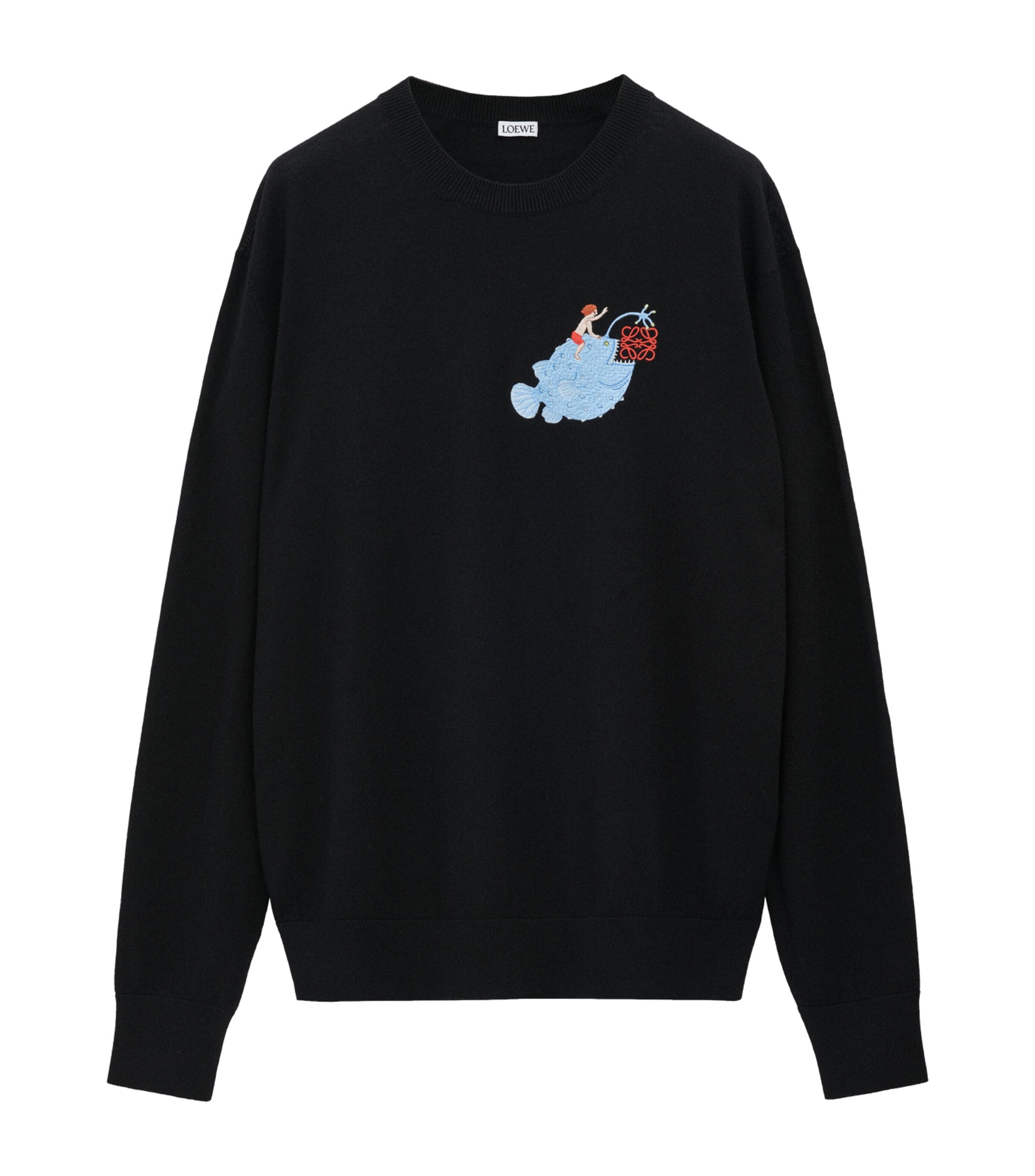 LOEWE × Suna Fujita ペンギン ニット Loewe x Suna Fujita Men's Submarine Half-Zip Sweater - Bergdorf