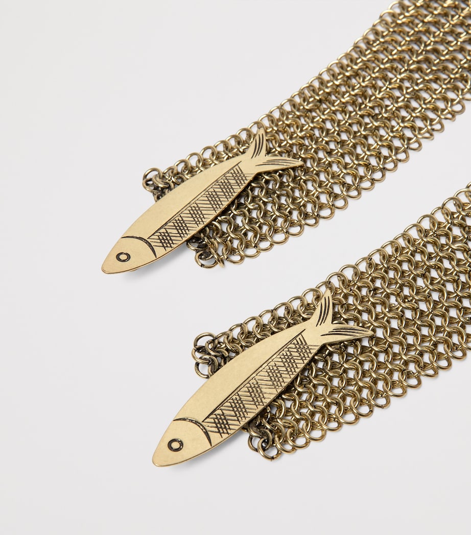 Marina Rinaldi Chain Fish-Detail Belt Gold Image 4