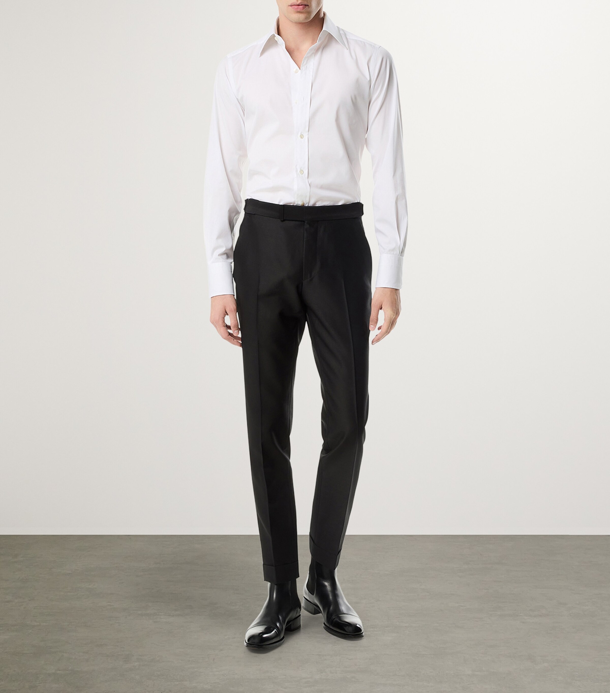TOM FORD Mens Cotton Poplin Shirt Image 2